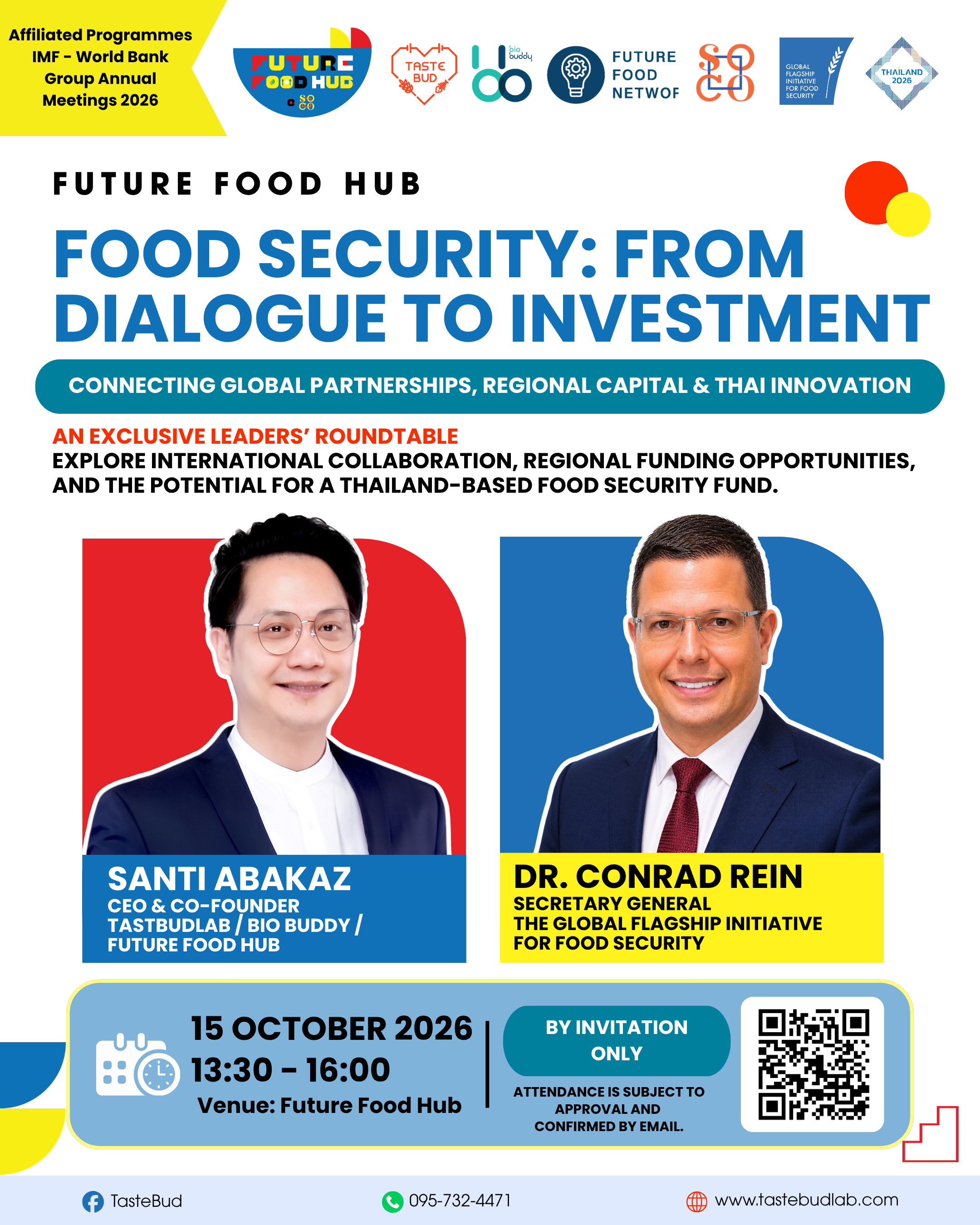 Food Security: From Dialogue to Investment Event 