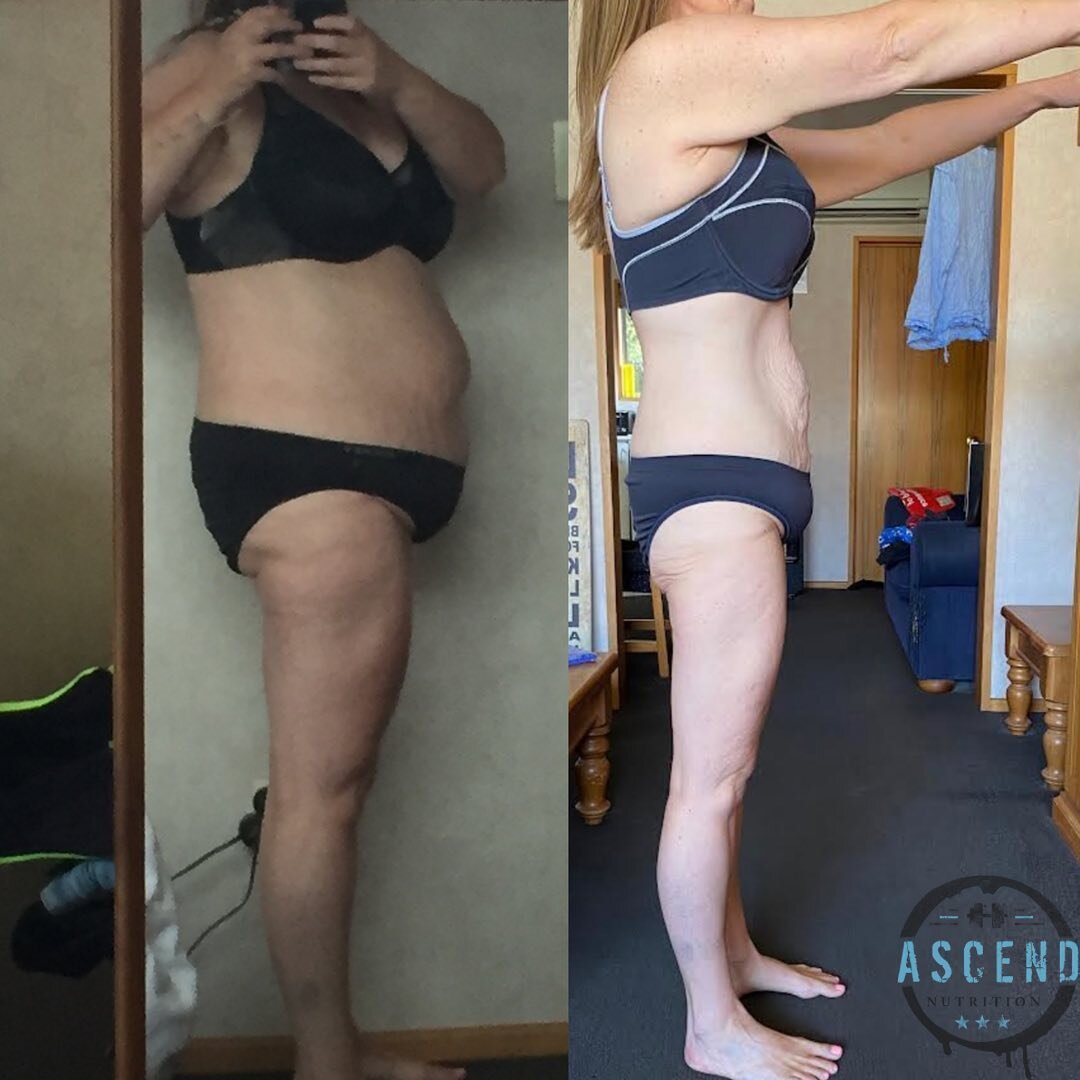 Lisa MacDonald 🤩☝🏼💯
91.8kg - 64.7kg - 22 weeks!!

Absolutely crushing the game Lisa!
We&rsquo;ve been playing the long game here. Maintaining a good balance in food as well as working on improving habits outside of the nutrition to get a better pe