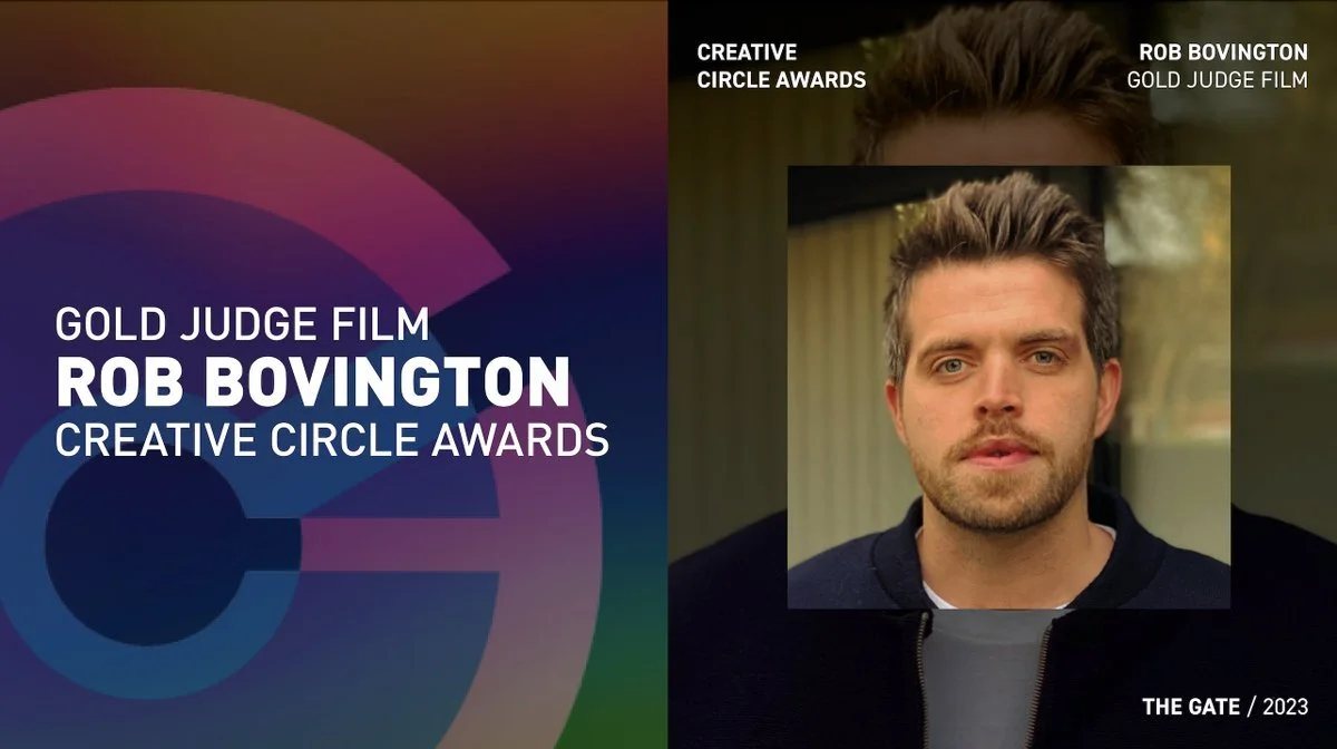 CD Rob Bovington part of the Film Gold jury at Creative Circle Awards.