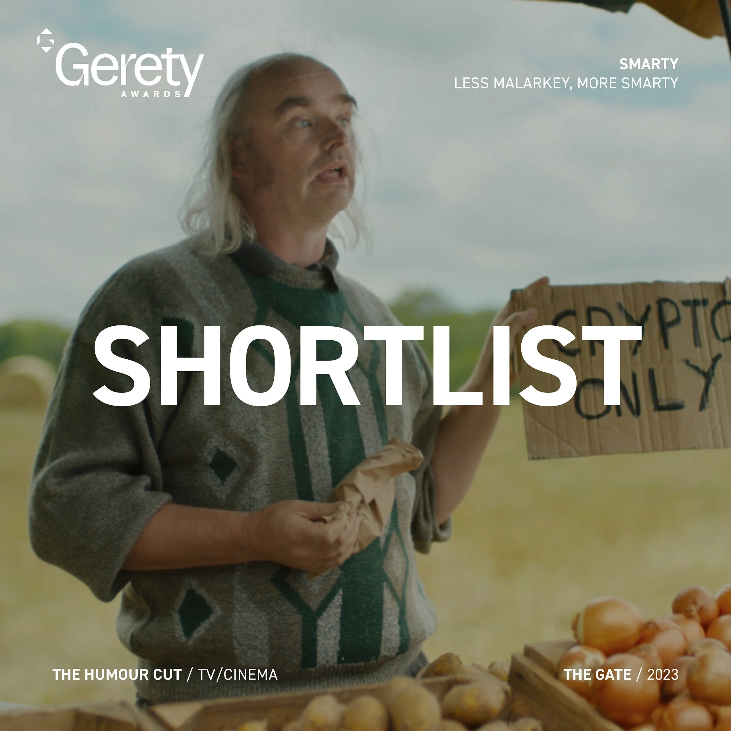 SMARTY shortlisted at Gerety Awards 2023