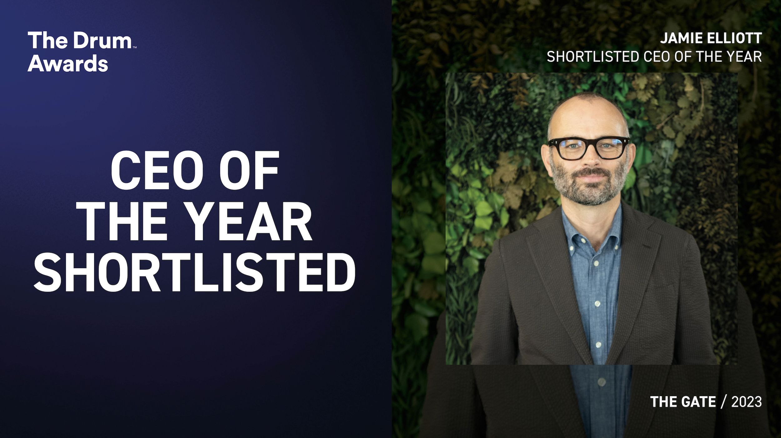 Jamie Elliott shortlisted as CEO of the Year