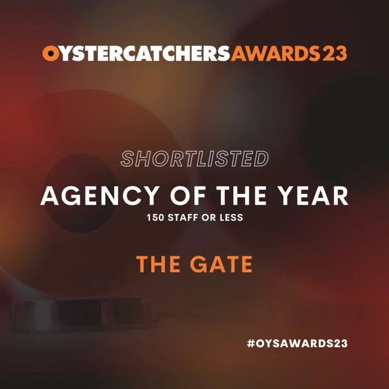The Gate shortlisted as Agency of the Year