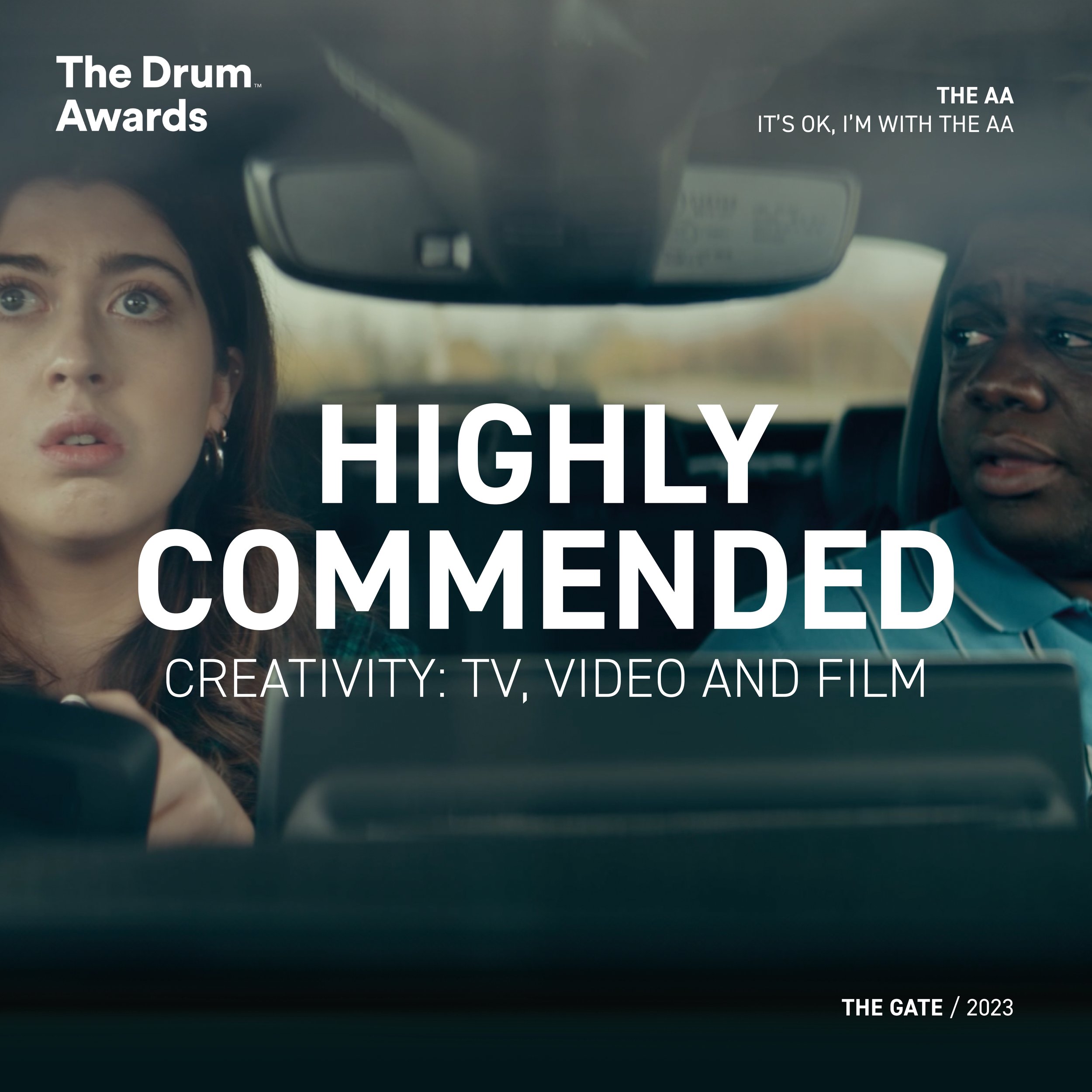 The AA Highly Commended at The Drum Awards