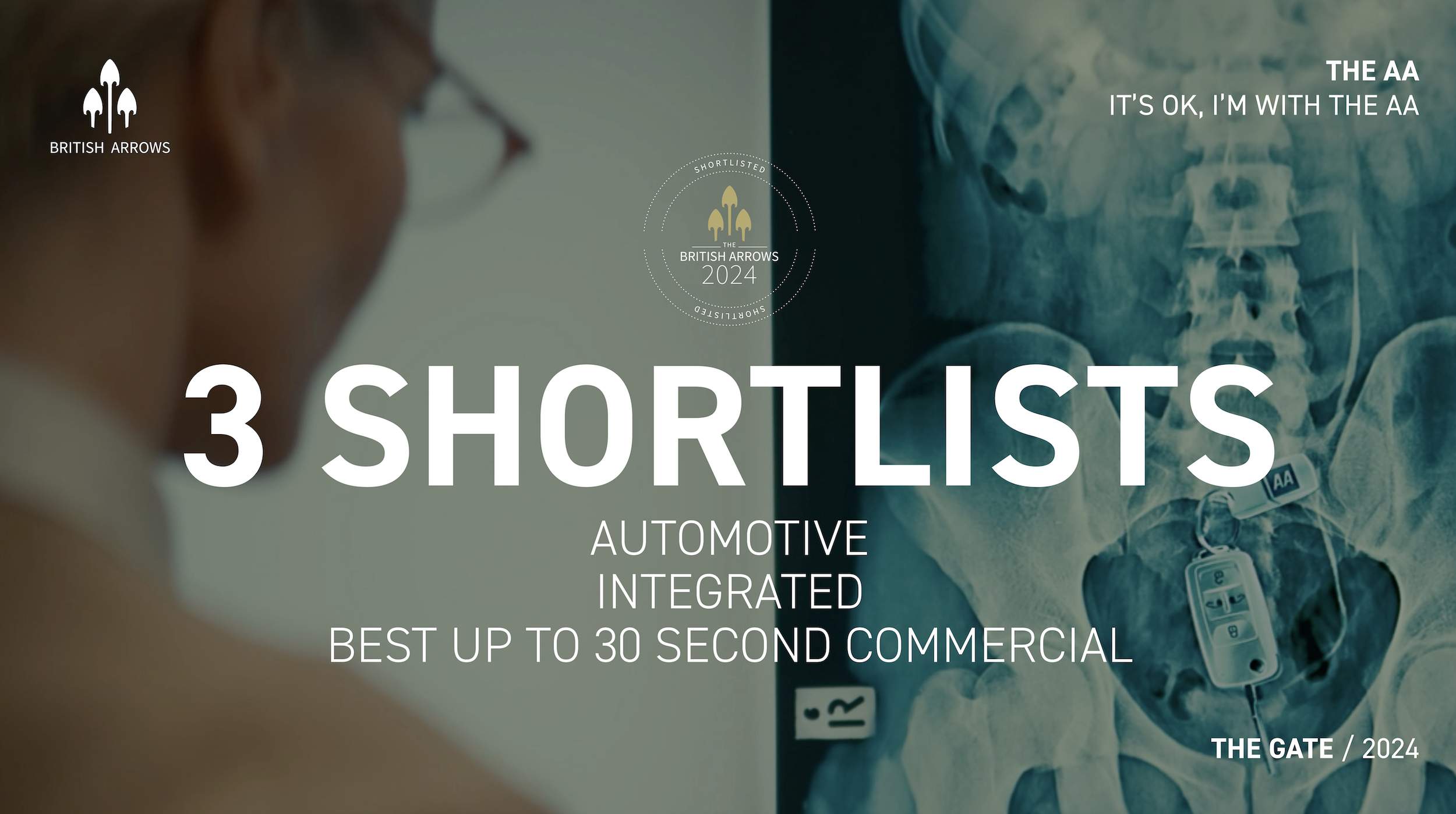 The AA shortlisted at British Arrows 