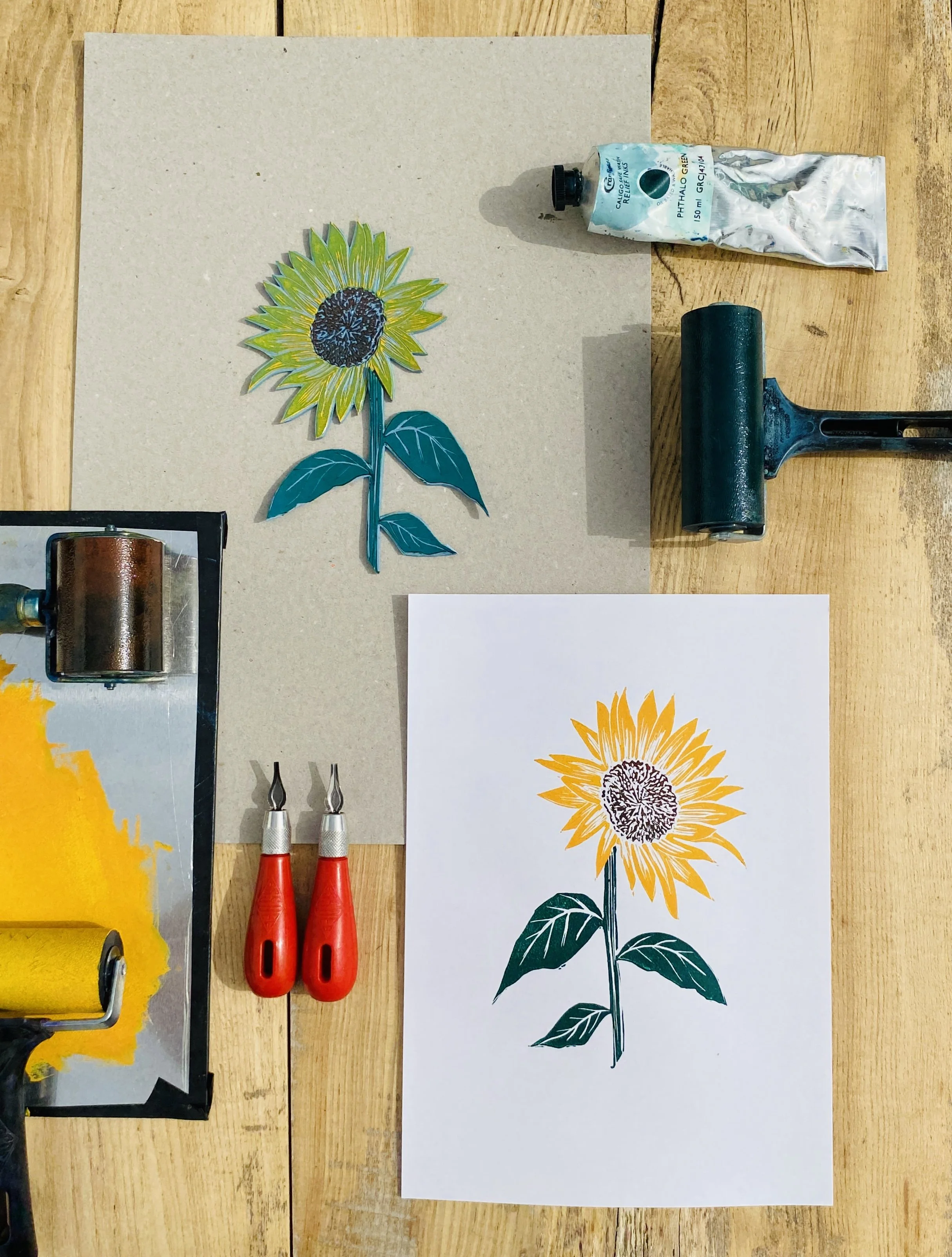 printmaking class tiverton