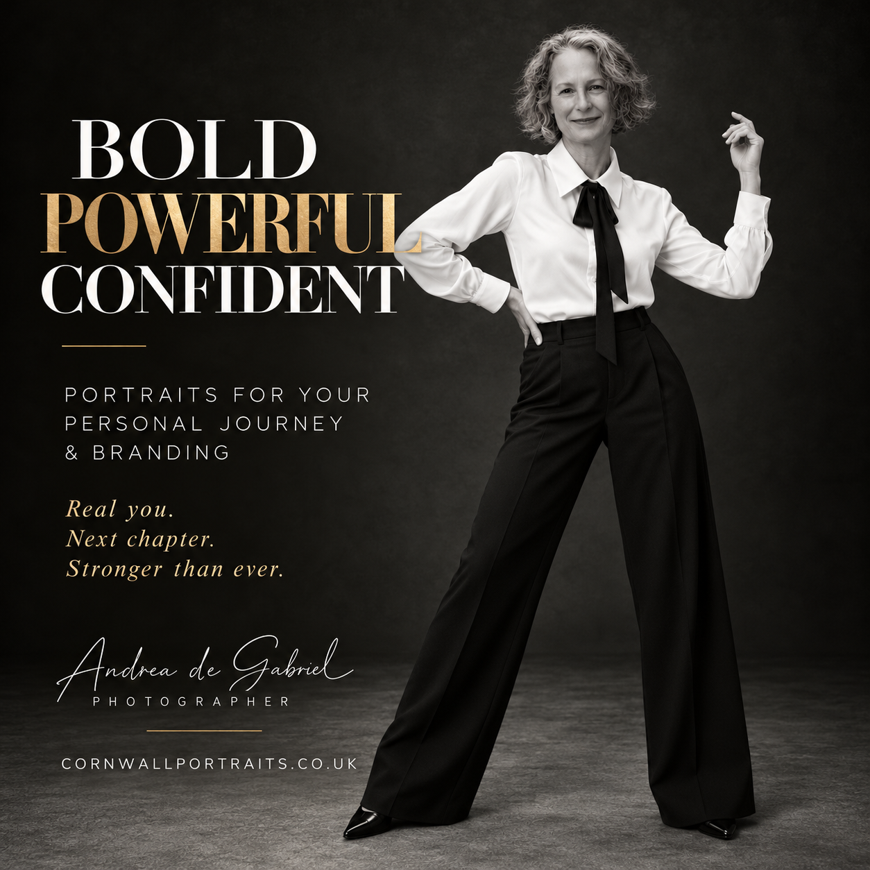Bold. Powerful. Confident. Introducing the Power Play Portrait Experience