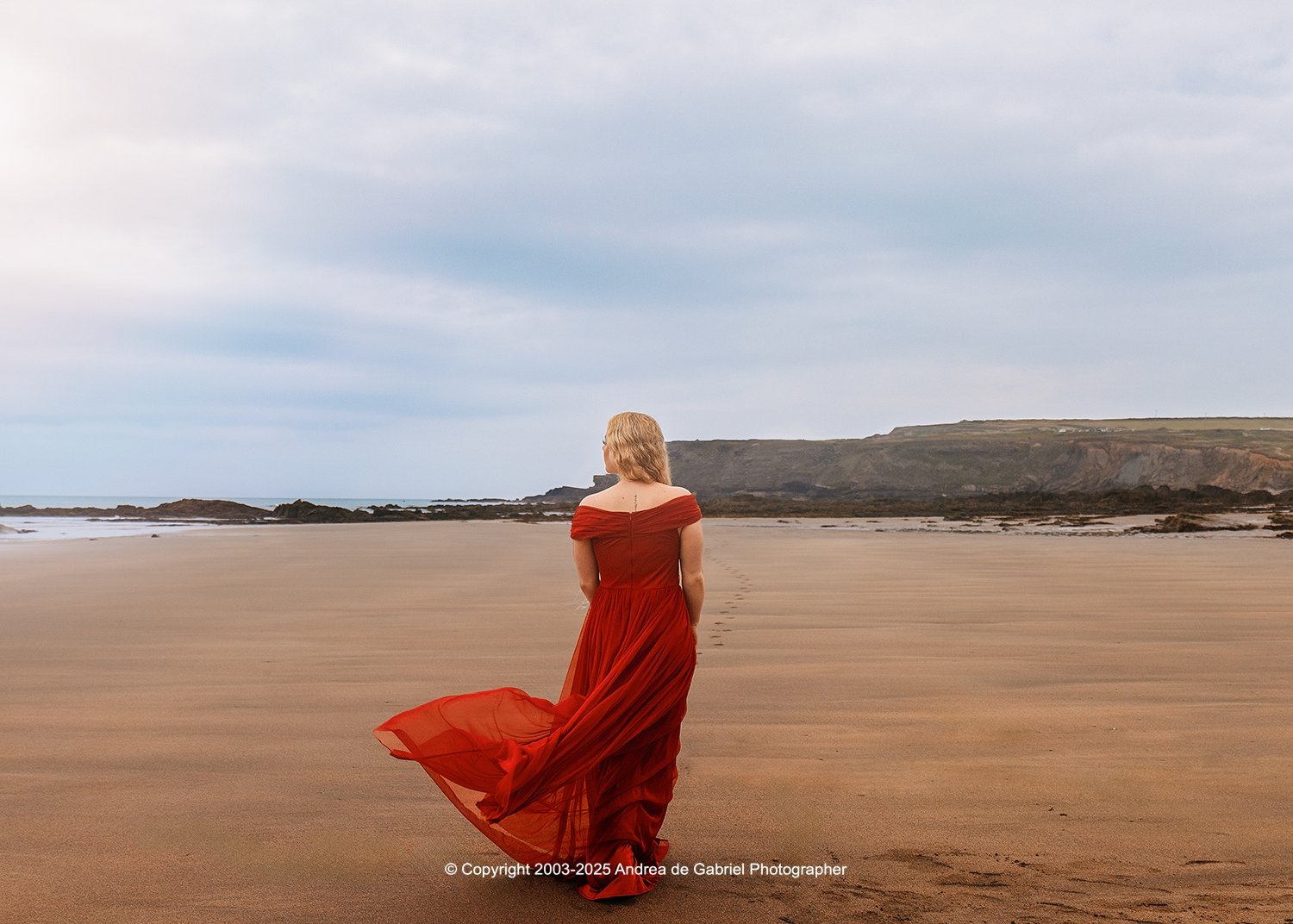 Beach Portrait Photo Shoot in Cornwall, and Devon - by Cornwall Portrait Photography.