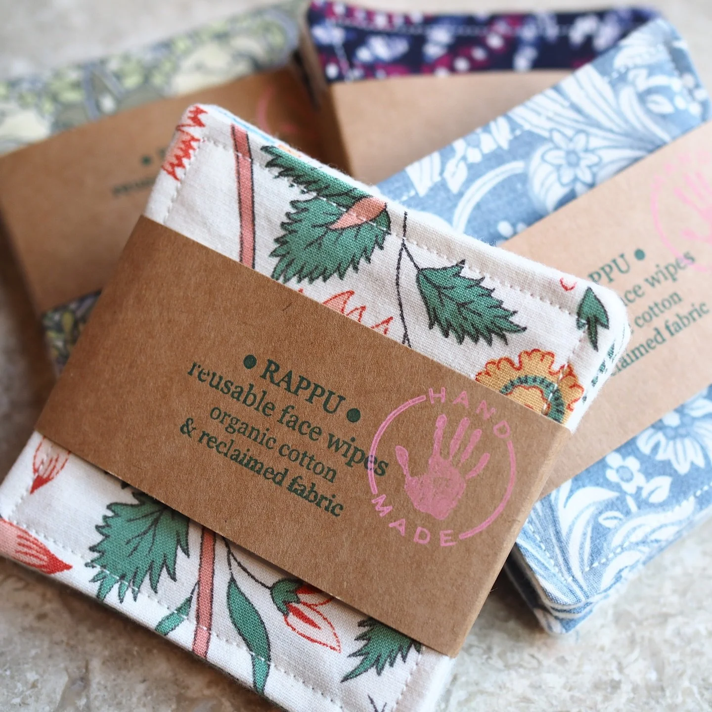 Soft on skin. Soft on the planet.

Our reusable face wipes are handmade from organic cotton and reclaimed fabric offcuts from our wraps.

🌿Gentle🌿Washable🌿Waste-free

#RAPPU #reusablewipes #organiccotton #reclaimedfabric #lowwasteliving #sustainab