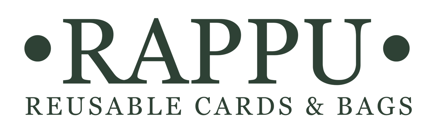 RAPPU - Reusable Cards &amp; Bags