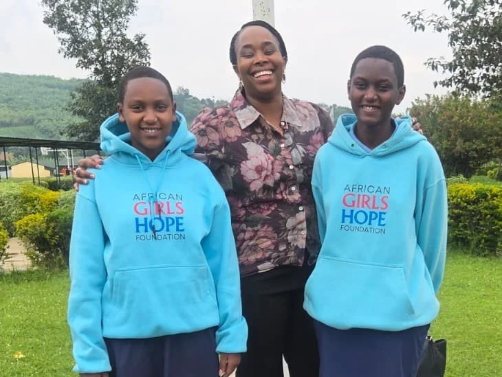 First 2 AGHF Girls in Rwanda!