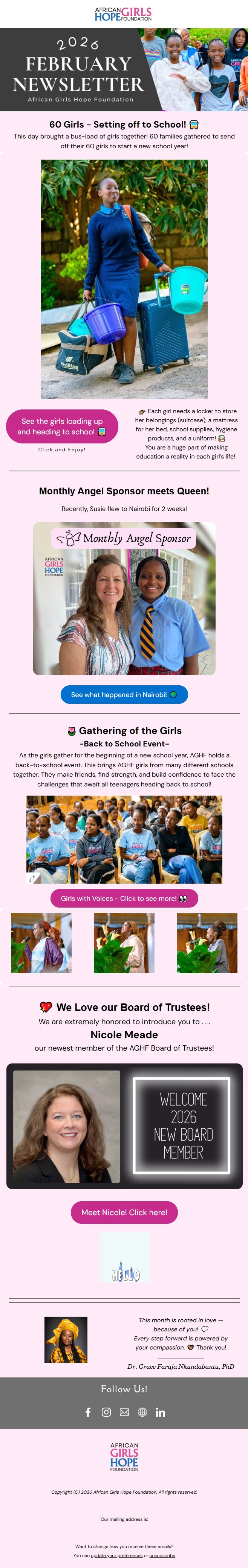 60 Girls - Setting off to School! 🚍 