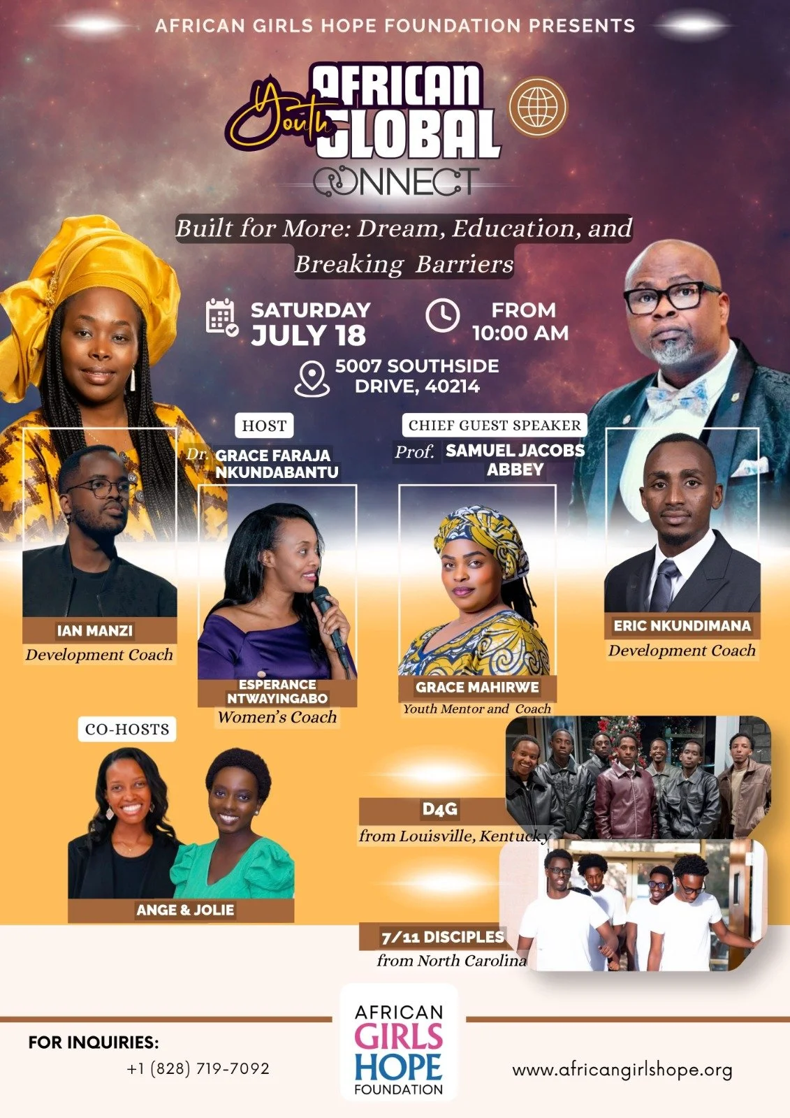 African Youth Global Connect conference flyer  2026