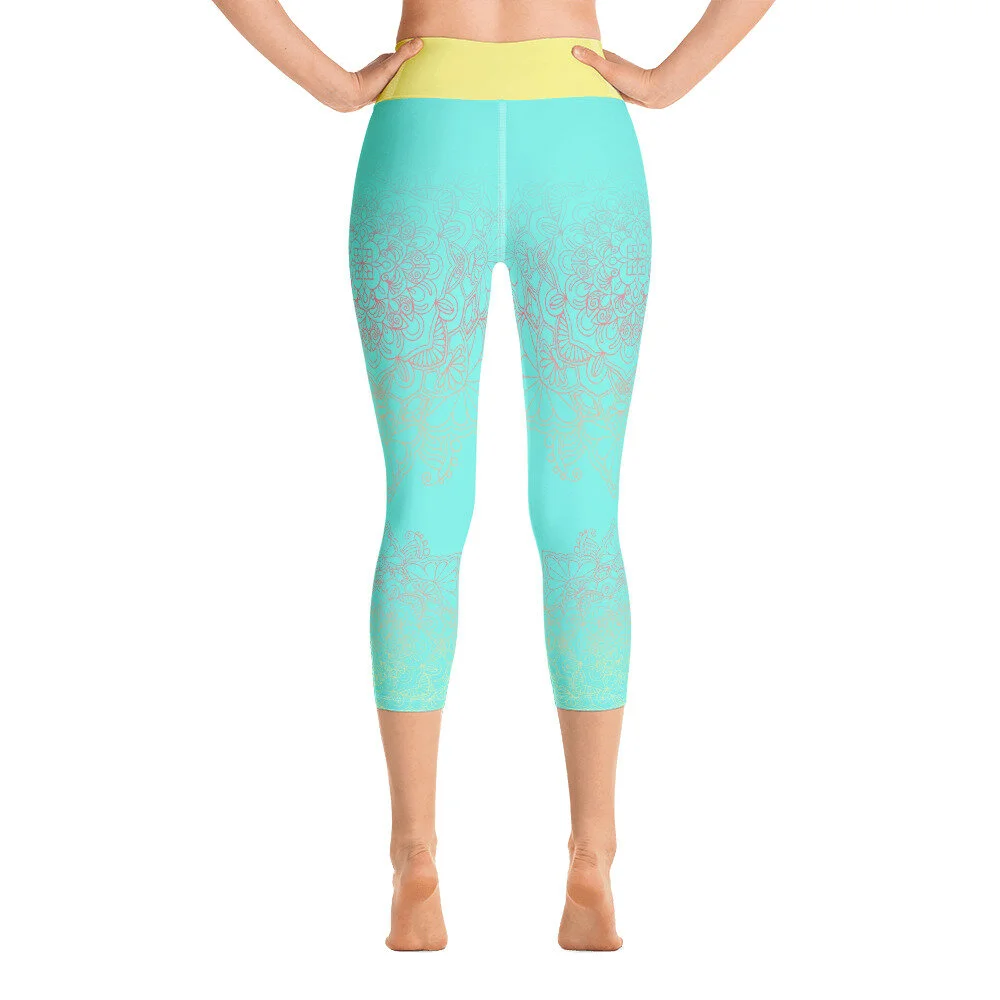 yellow yoga leggings