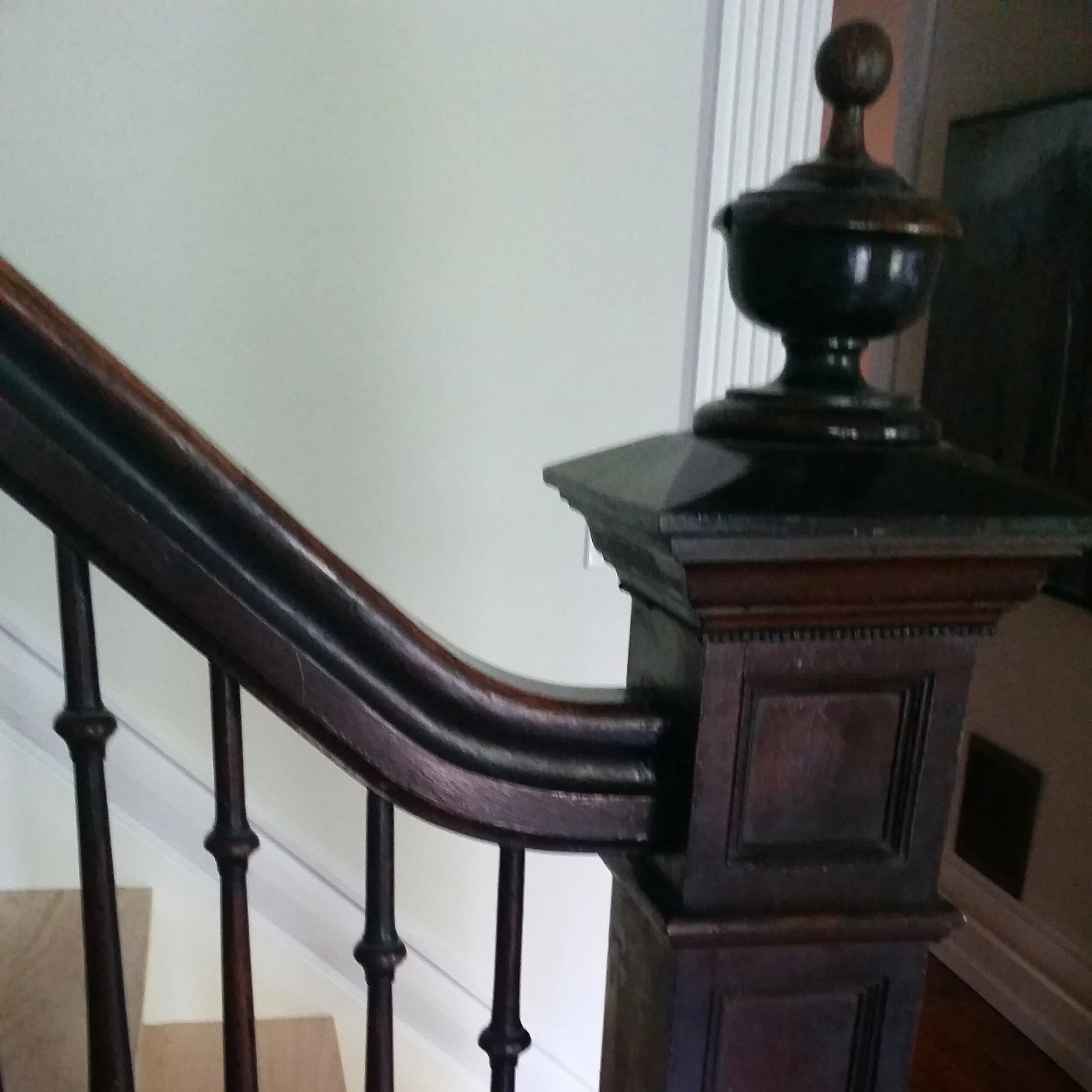 Original Banister Post &amp; Other Stairs