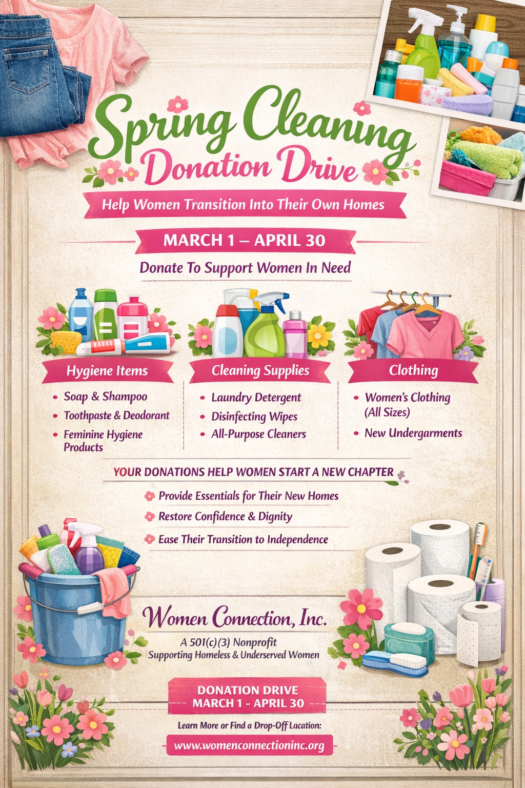 Spring Cleaning with A Purpose