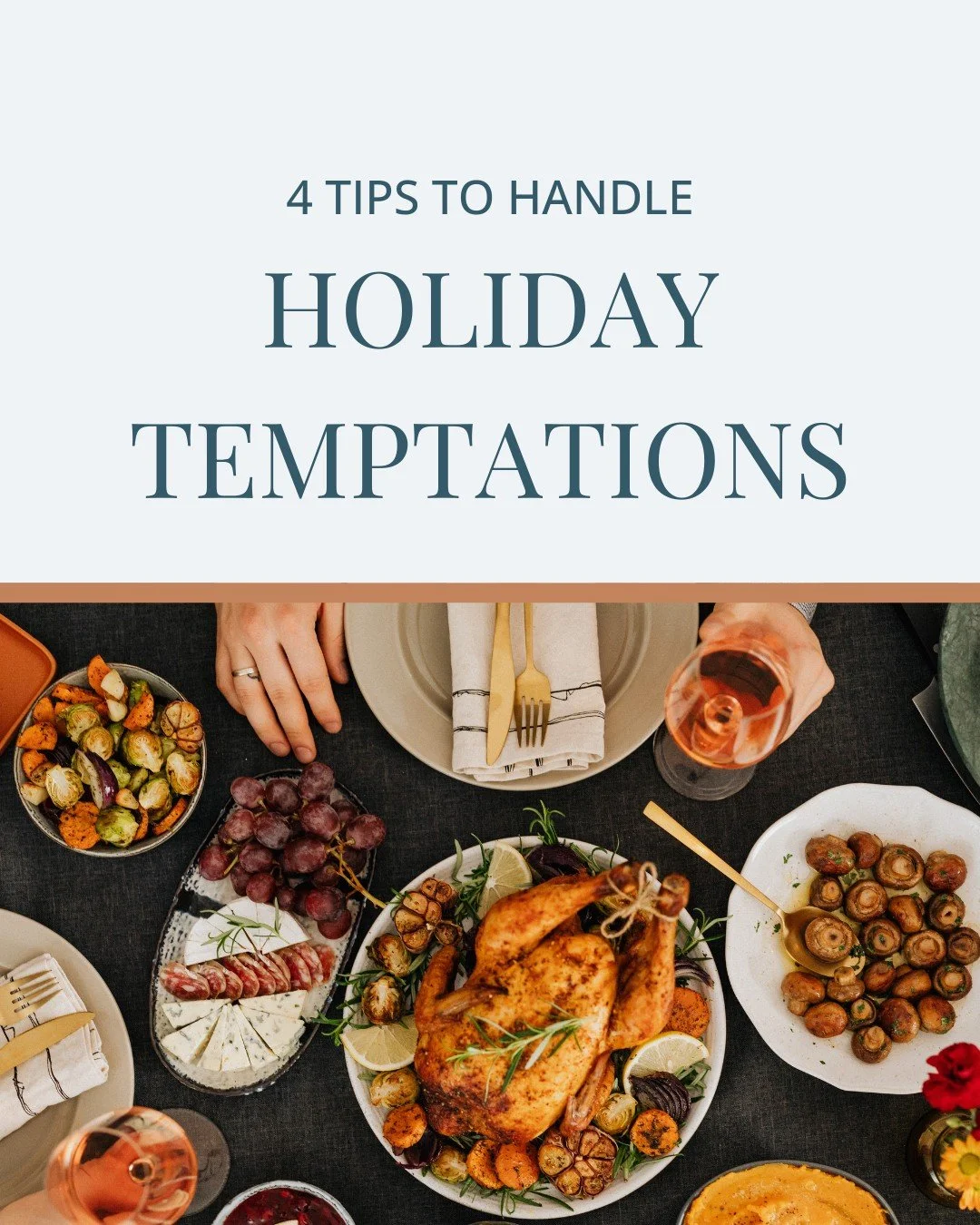 Holiday parties are supposed to feel fun&hellip; but for so many of us, they come with a side of stress:

👉 How do I enjoy the night without overdoing it?
👉 What if the sugar cravings kick in?
👉 How do I stay on track without feeling restricted?

