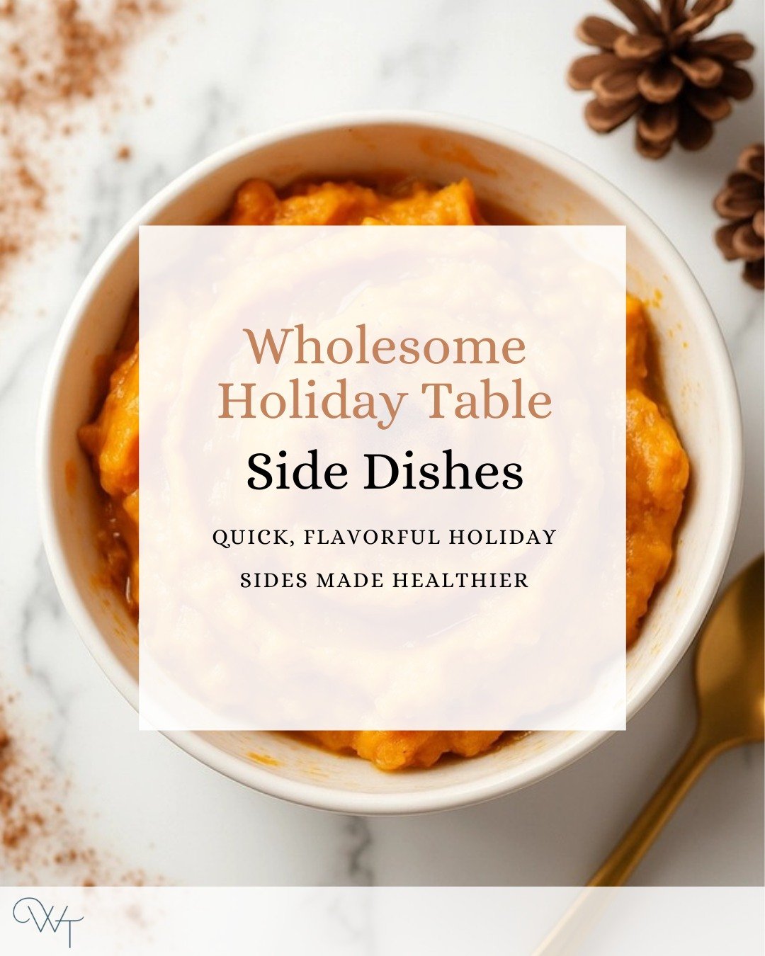 You'll want to SAVE THIS! 🎄✨

YES, you can still enjoy all of your favorite holiday foods this time of year! 

But if you're looking for a healthier version, these are a few of my favorite festive side dishes made with real, whole food ingredients. 