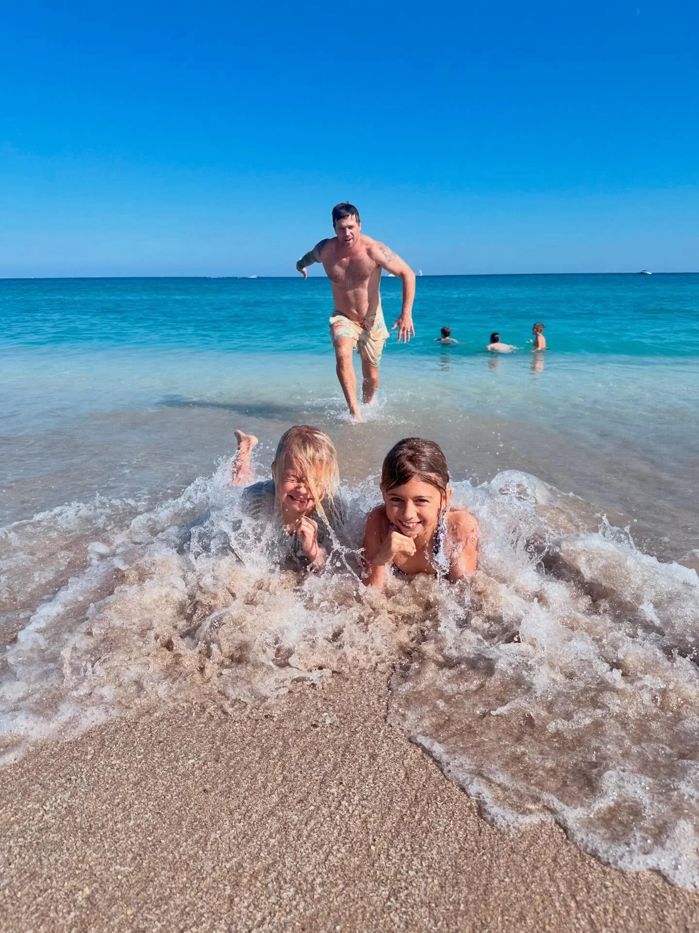 Proof his training comes in handy for Dad sneak attacks 😆 Love living this life with you!