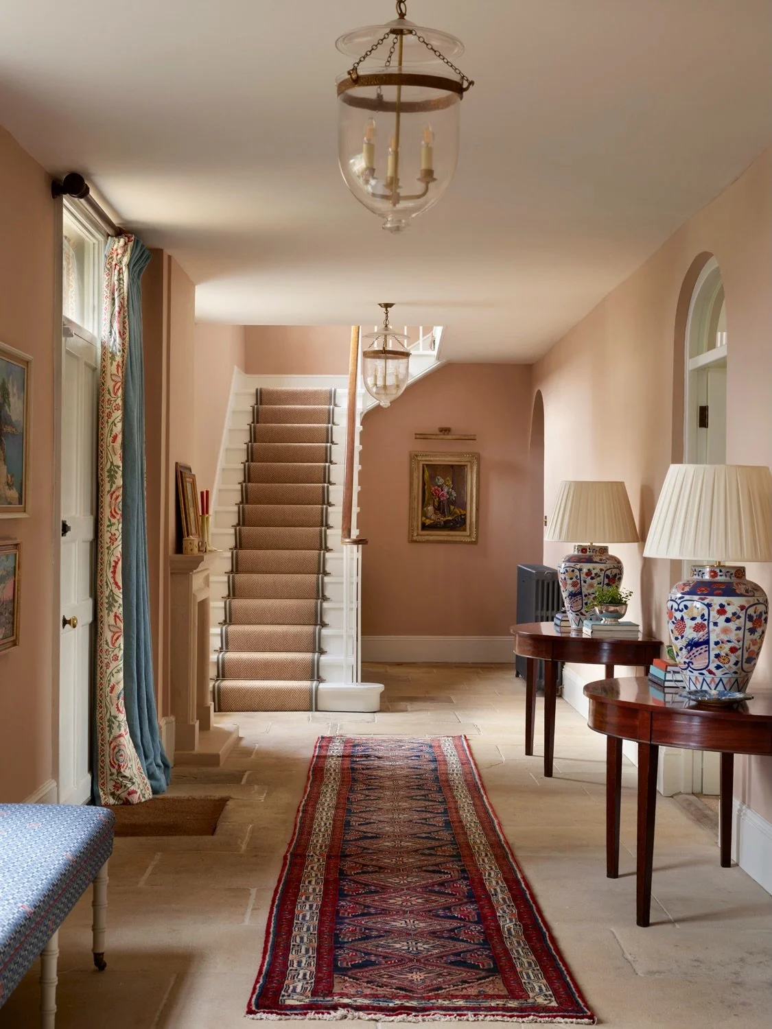A hallway that sets the tone for the rest of the house was the brief from my client.

She wanted the space to feel warm and welcoming, while starting to introduce the colour, pattern, and the contemporary/classic mix we&rsquo;ve used throughout this 