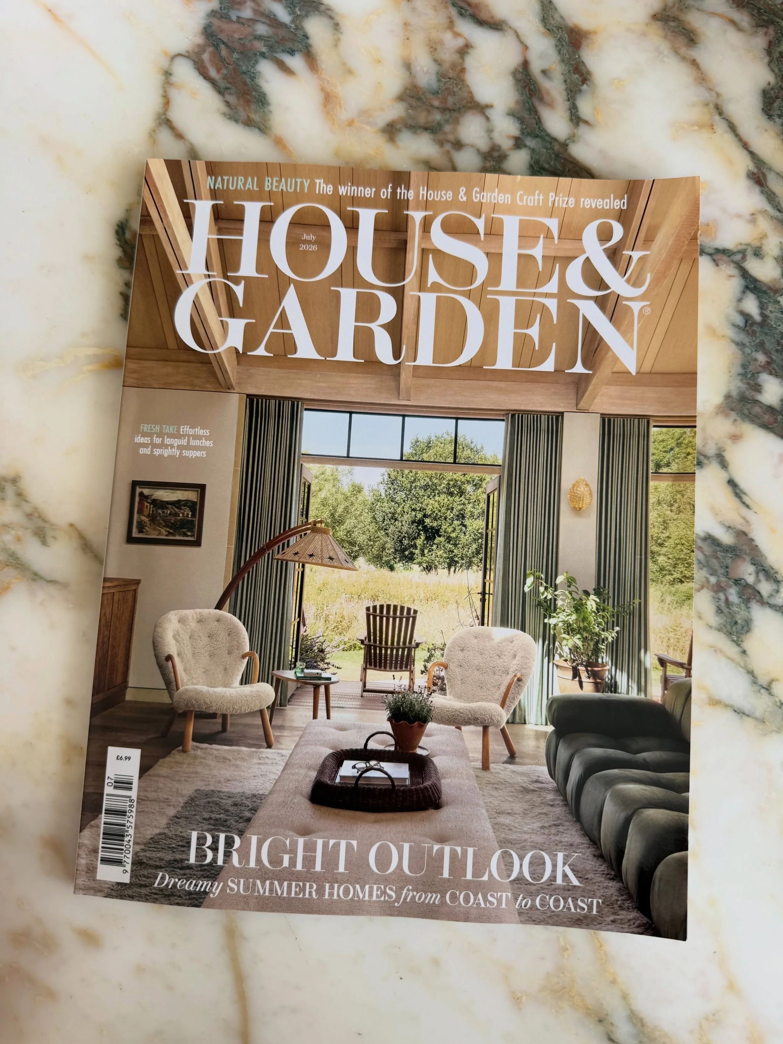 I&rsquo;m in @houseandgardenuk magazine this month which is rather exciting. Talking about one of my favourite things, layering colour and pattern!