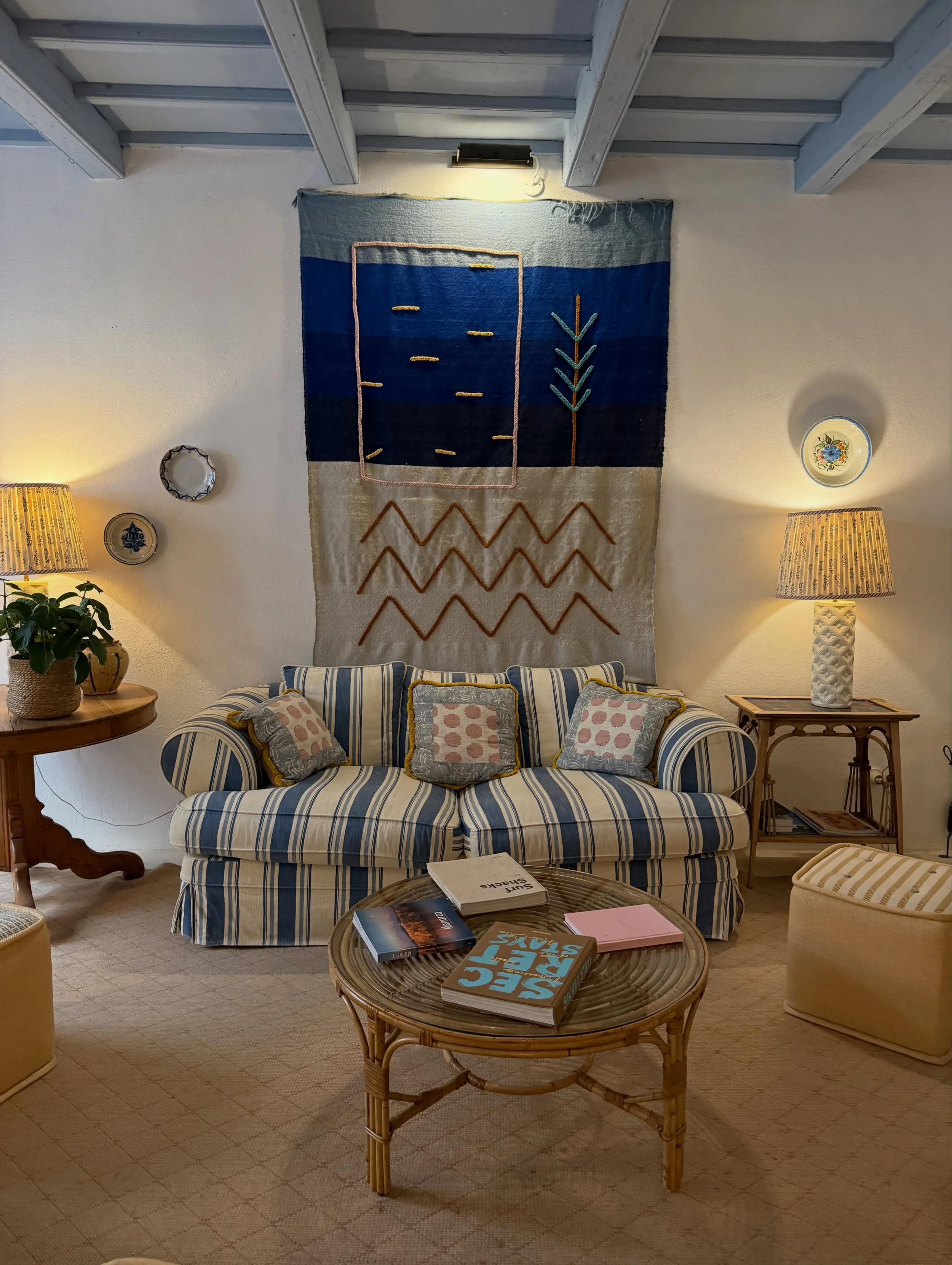 Beautiful Menorca for a birthday getaway. Loved pretty Mah&oacute;n and all of its galleries, interiors and antiques shops - the plate inspiration is strong here! We visited @hauserwirthmenorca on its own private island and stayed at the beautiful @c