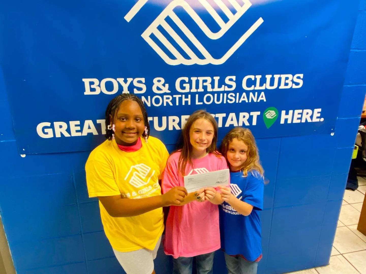 Thank you @FirstHorizon Foundation for your continued partnership in ensuring youth in Northeast Louisiana have a safe and happy place to be after school. Together, we&rsquo;re creating Great Futures!