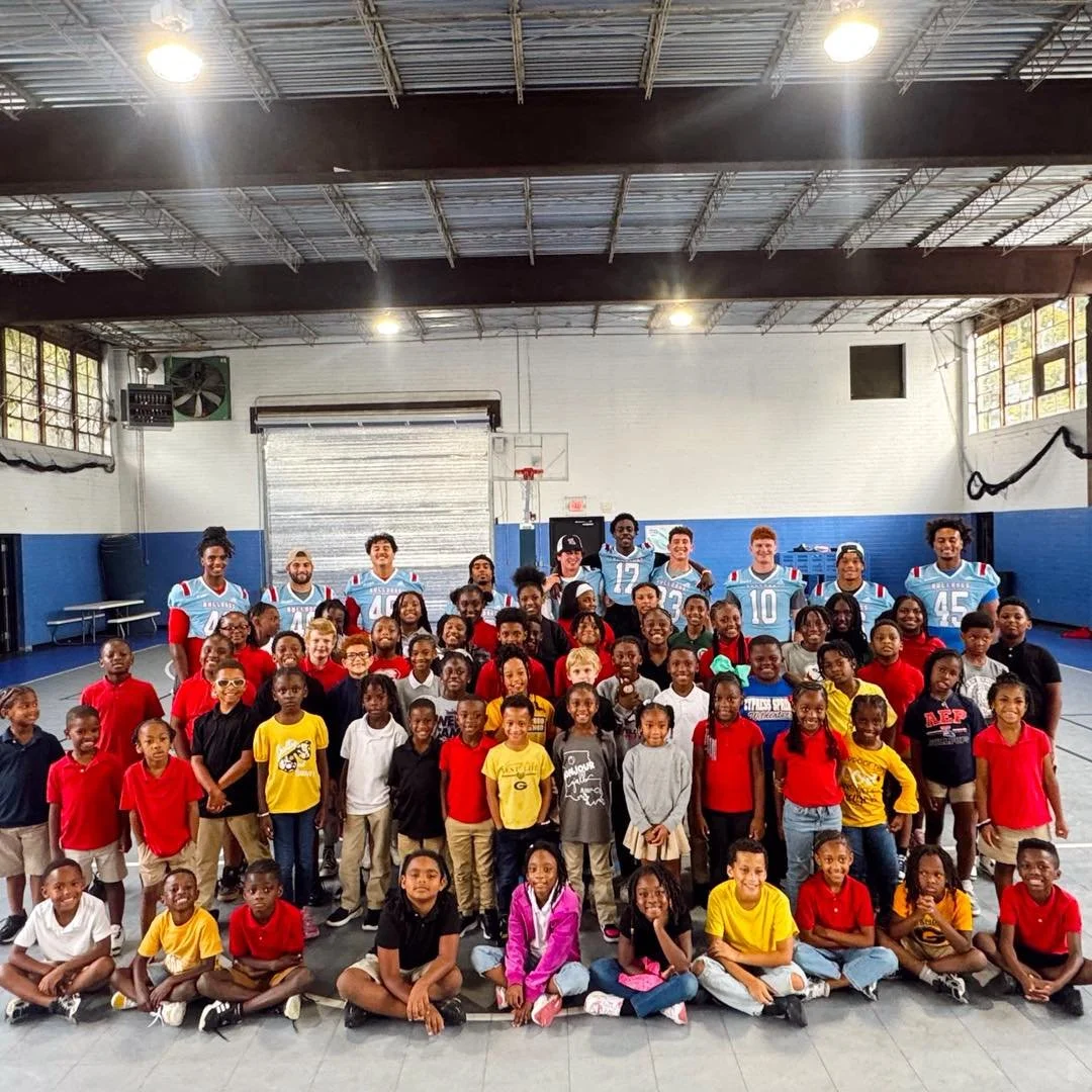 A huge thank you to the Louisiana Tech Football players who came out to the Club to help our members with homework and encouragement. The kids loved learning alongside local athletes! 🙌