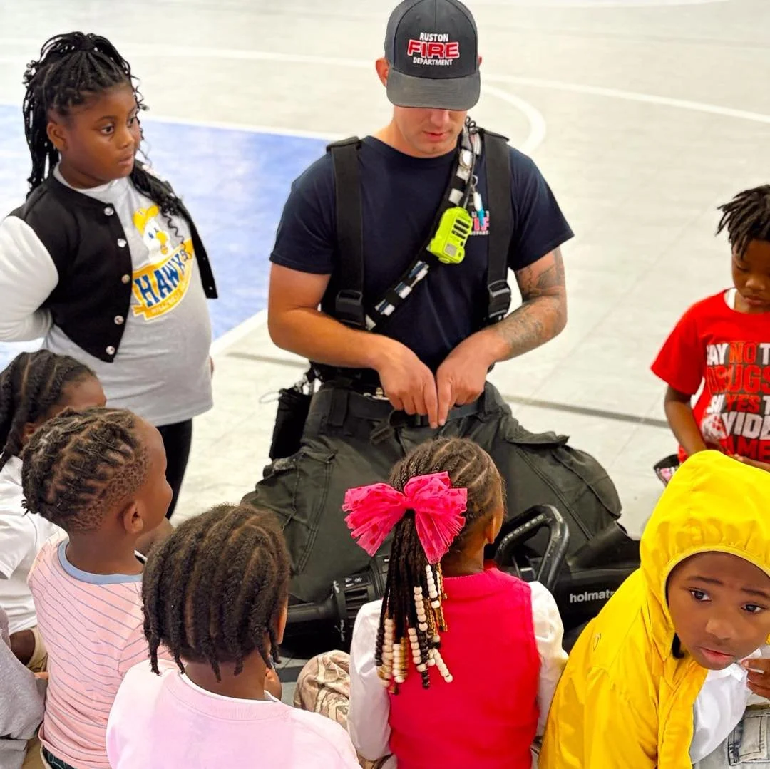 A huge thank you to our local Ruston Fire Department for stopping by the Club! 🚒🔥
Our members loved learning about fire safety, teamwork, and what it means to be a community hero.