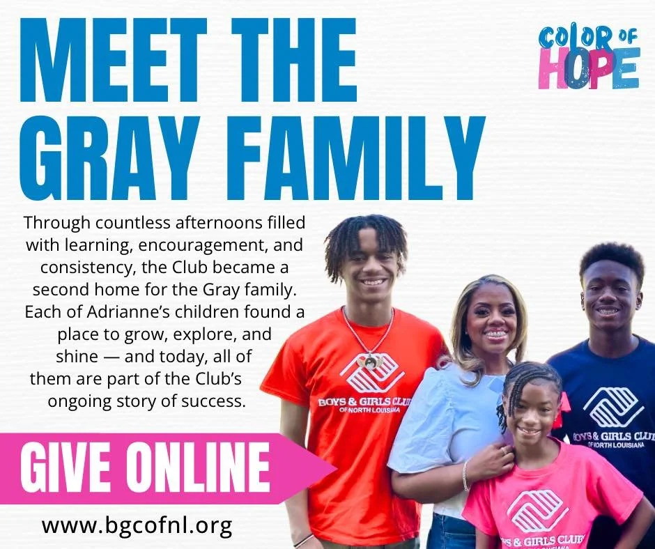 This Thanksgiving week, help us spread hope to every child who walks through our doors.

Your gift to Color of Hope creates safety, support, and brighter futures &mdash; and there&rsquo;s no greater blessing to give.
💗 www.bgcofnl.org/spread-joy