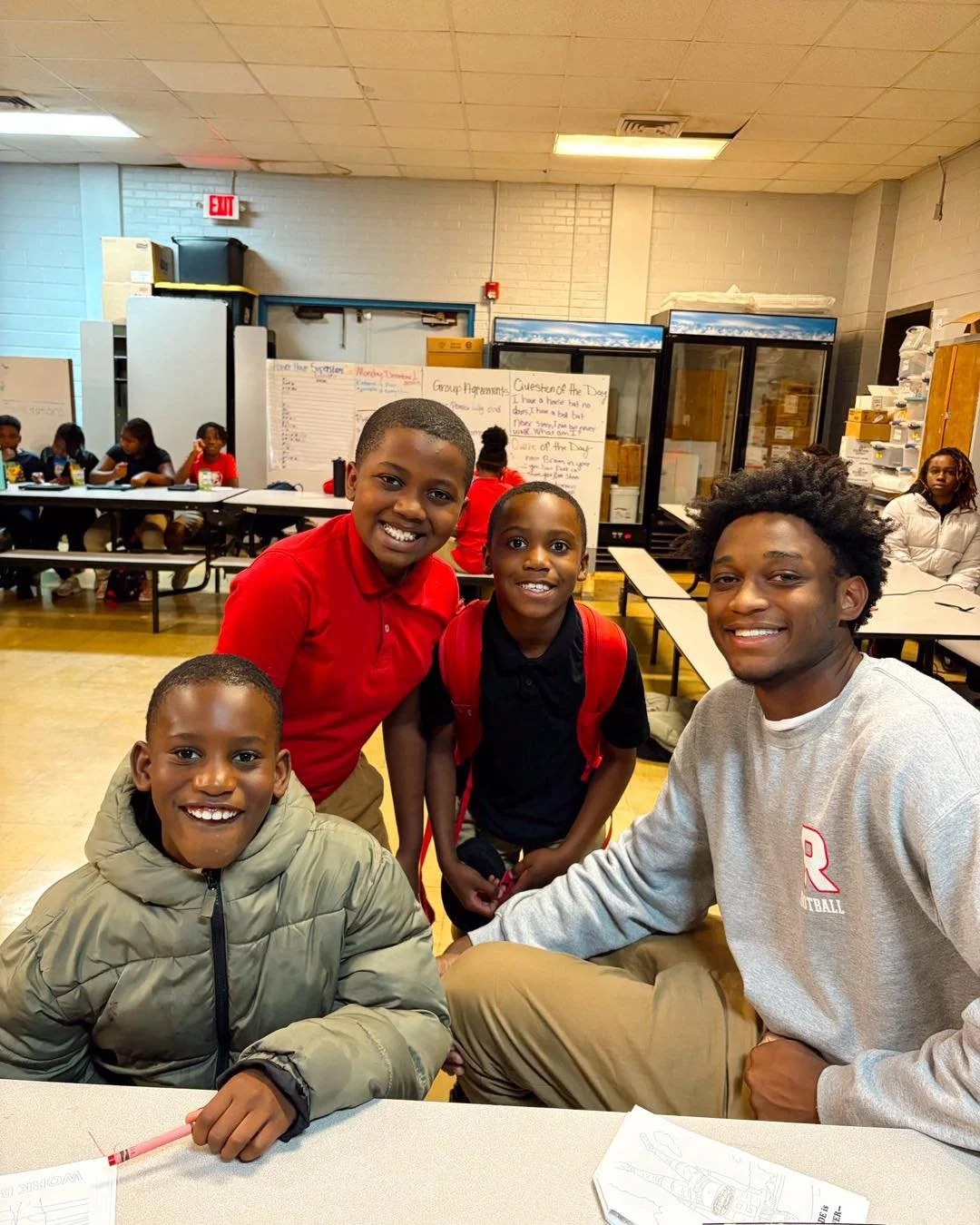 Ahmad, one of our own teen Club kids, spent the afternoon mentoring our Memorial Unit members. 

Tomorrow, he&rsquo;ll lead the Ruston Bearcats in their semifinal game. A role model on and off the field &mdash; and one win from the STATE CHAMPIONSHIP
