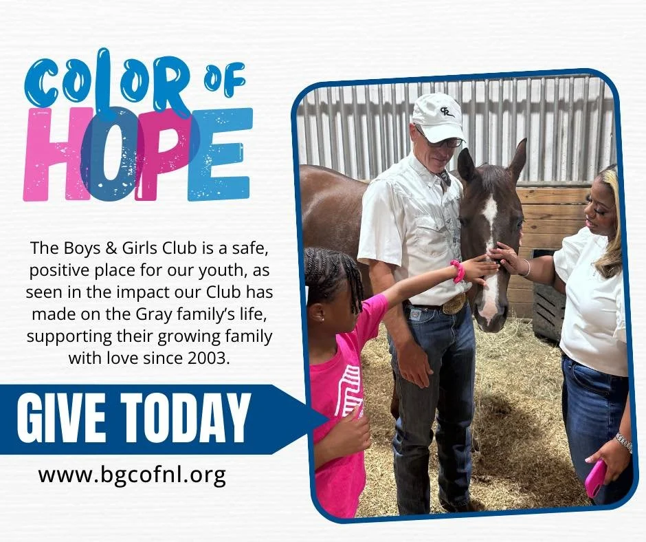 Since 2003, the Boys &amp; Girls Club has helped shape brighter futures for families across our community.

🌈 Because every child deserves mentors, opportunity, and a place to belong.

Donate today at www.bgcofnl.org/spread-joy
