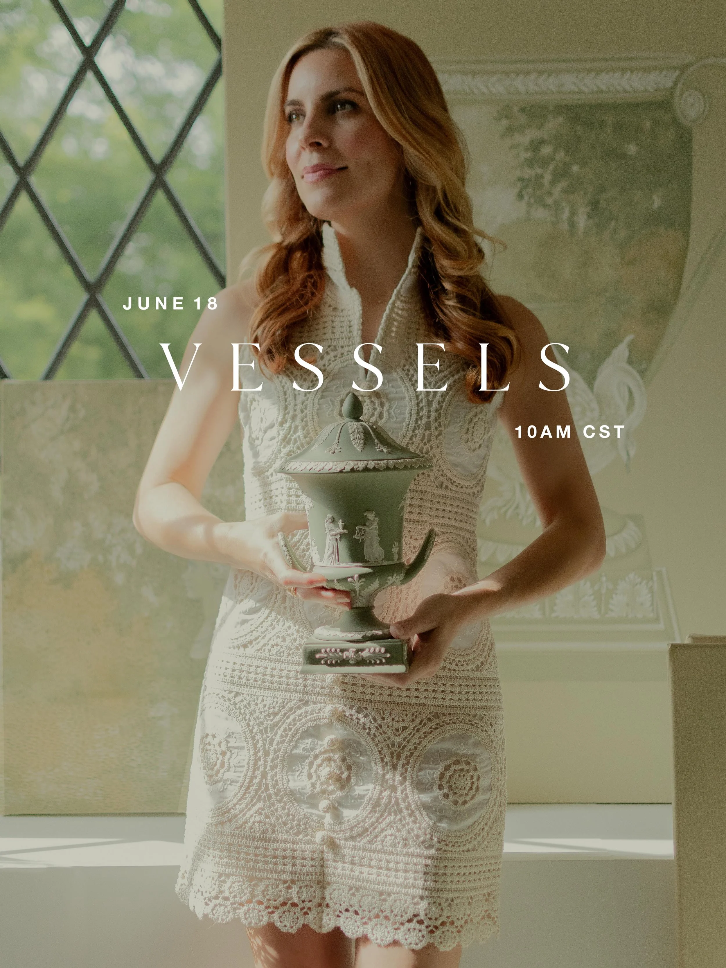&lsquo;VESSELS&rsquo; A collection of original art that studies vintage Wedgwood Jasperware + Claude Monet&rsquo;s work on the Seine River. 

Available June 18th 10am CST. Link in bio to join the email list and receive the full catalog before it goes
