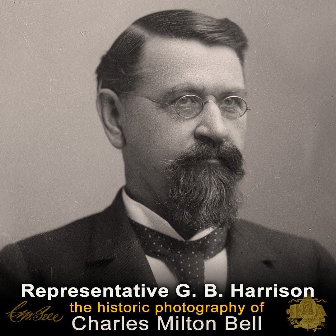 Representative George Paul Harrison of Alabama in 1894. He was a Democrat to the Fifty-third Congress to fill the vacancy caused by the resignation of William C. Oates, made famous as the Alabama confederate colonel who stormed Little Round Top at Ge