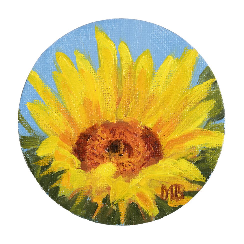 Mini Round Sunflower
