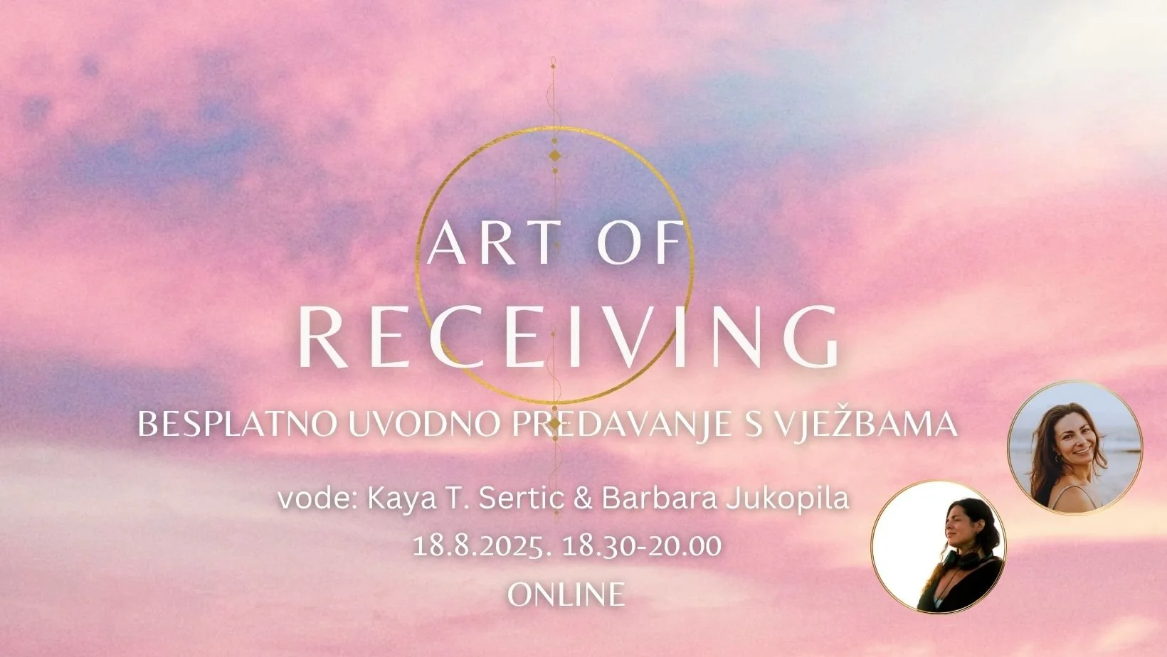 ART OF RECEIVING - besplatno predavanje