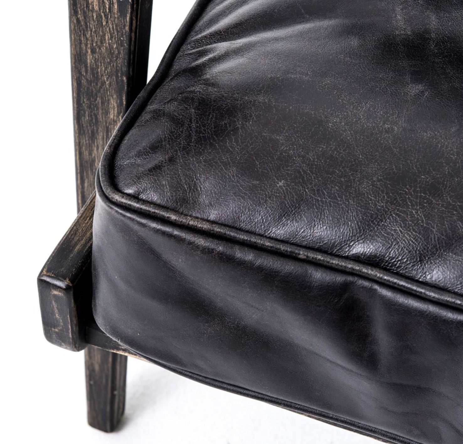  black leather chair, wood legs, wood frame, wood arms, cleaning 