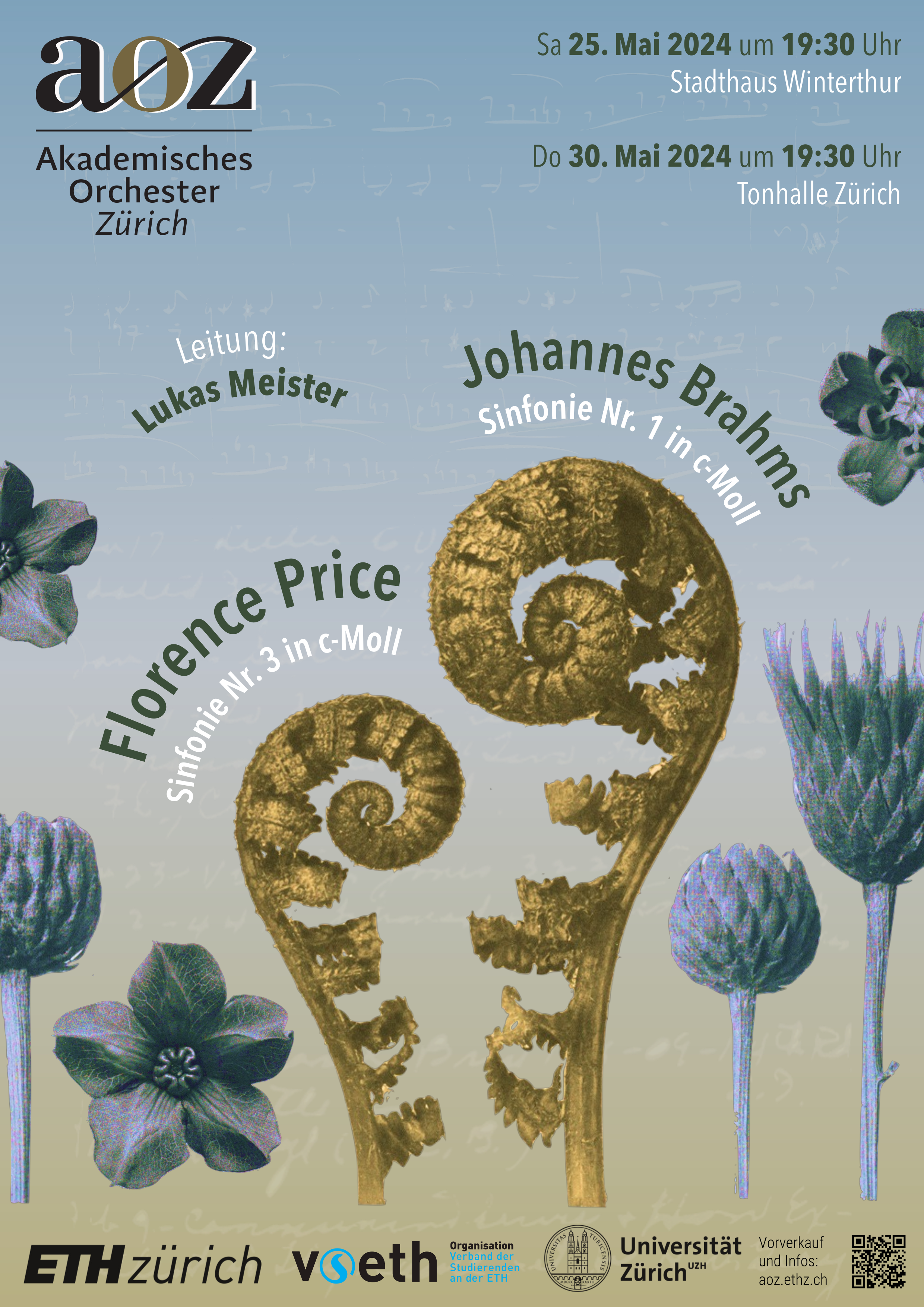  Frühlingssemester 2024  Price: Sinfonie Nr. 3 in c-Moll  Brahms: Sinfonie Nr. 1 in c-Moll 