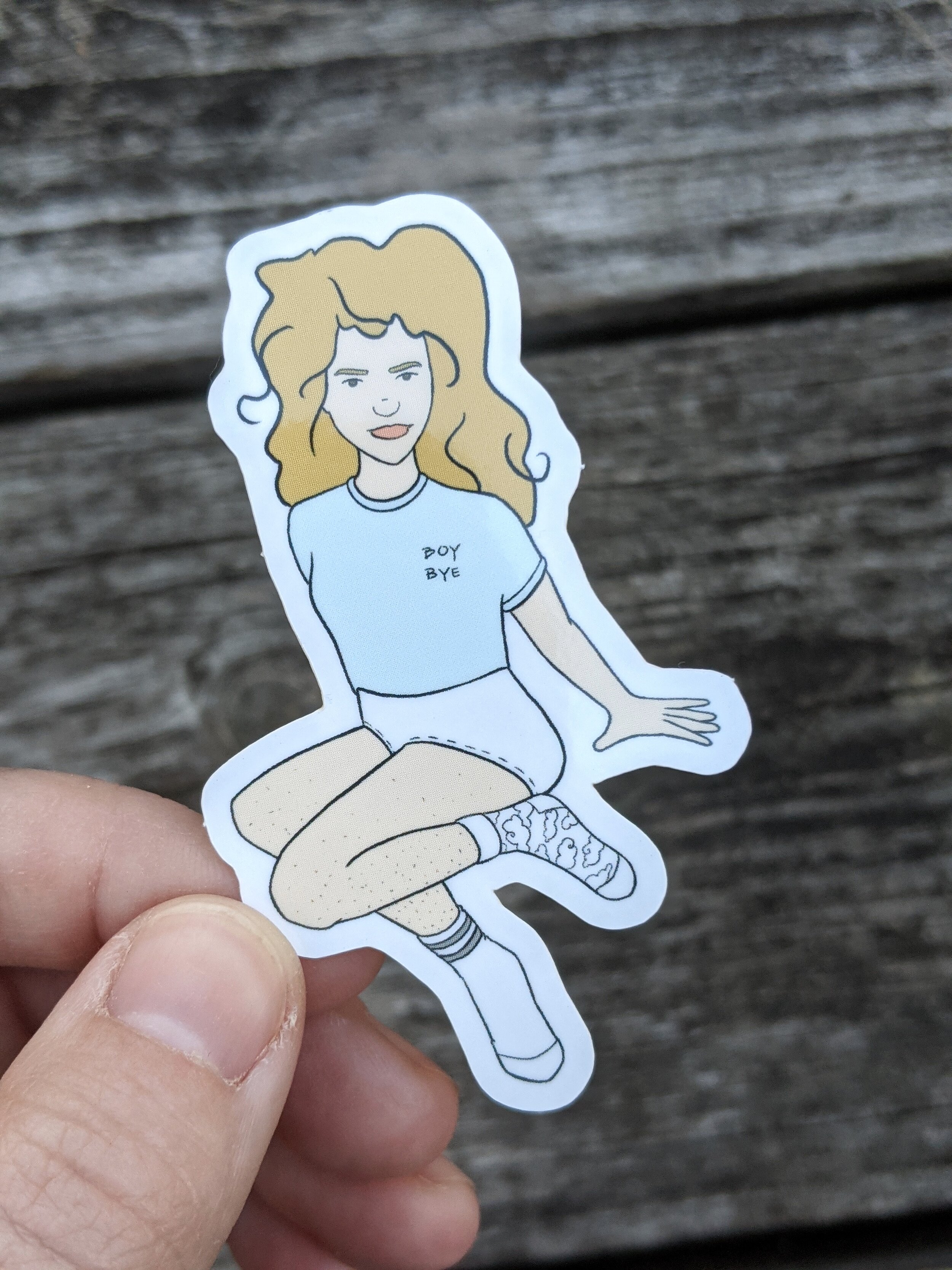 Boy Bye Vinyl Sticker
