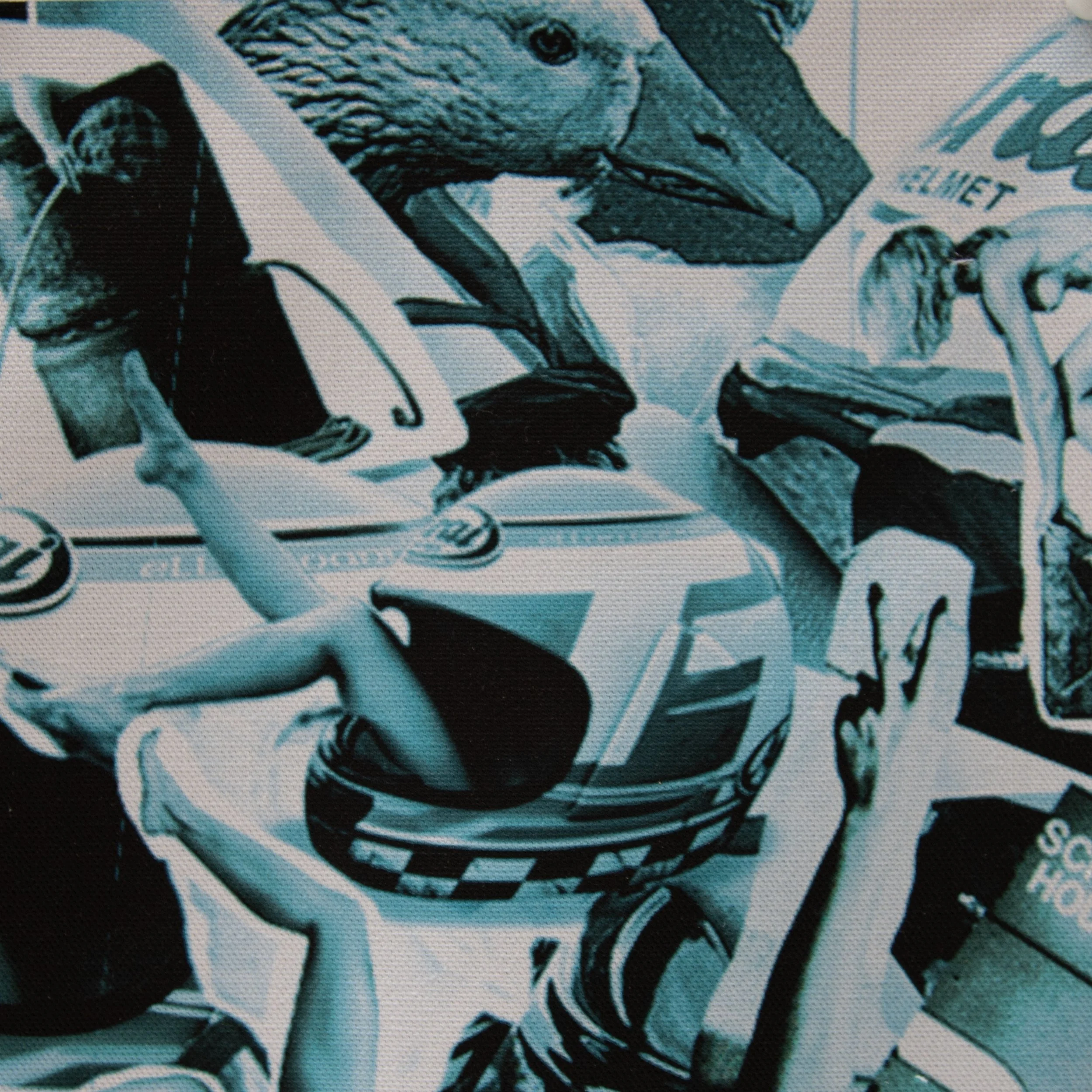 THE THRILL OF IT FABRIC (CYAN)