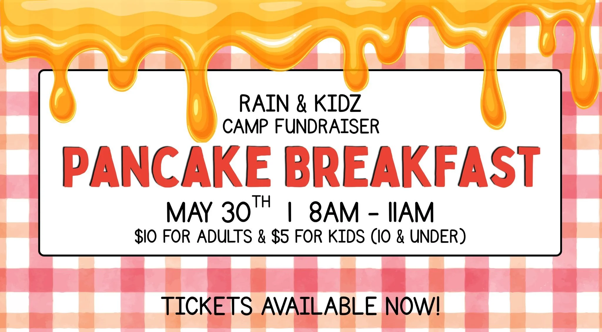 Pancake Breakfast - Camp Fundraiser