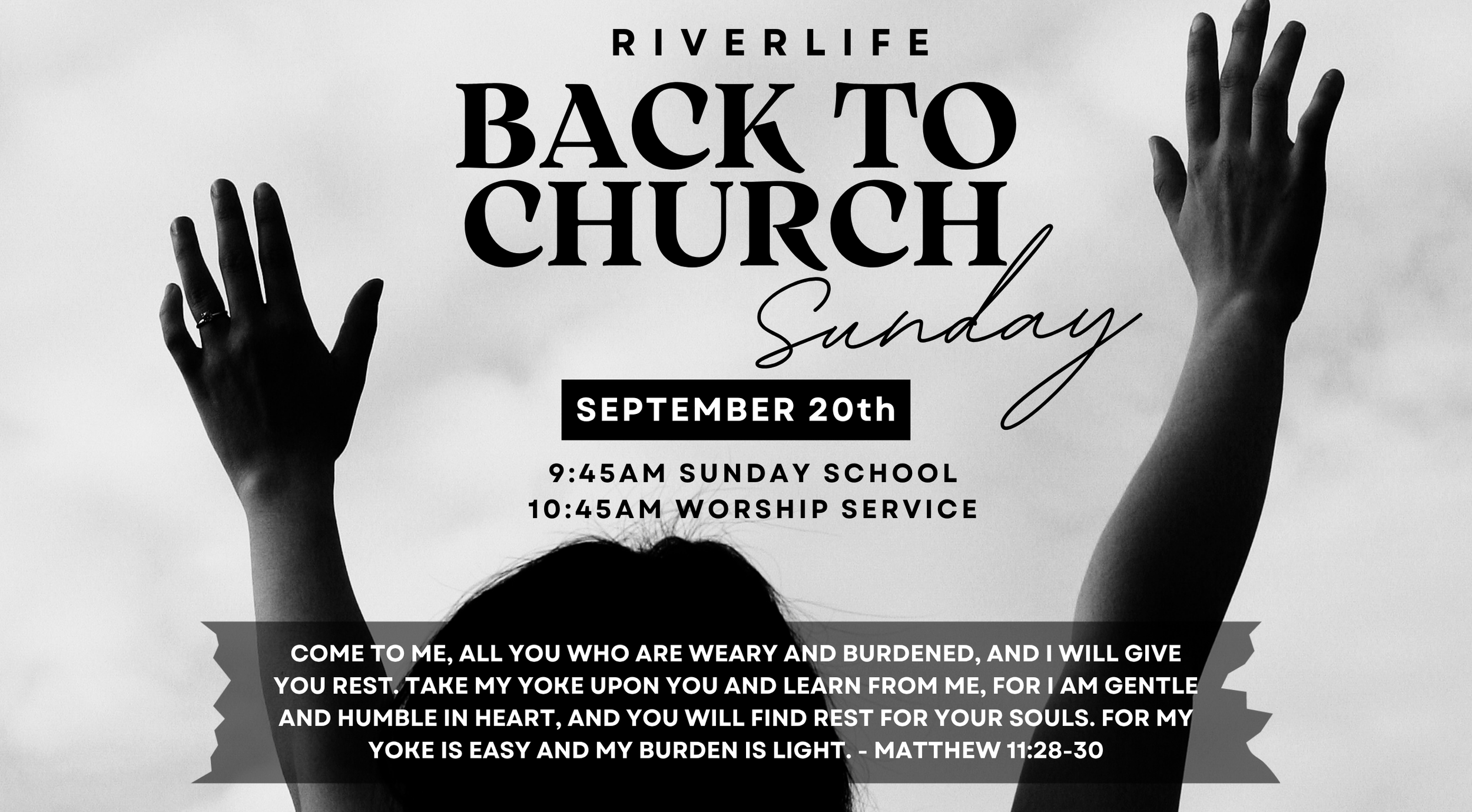 Riverlife Back To Church Sunday