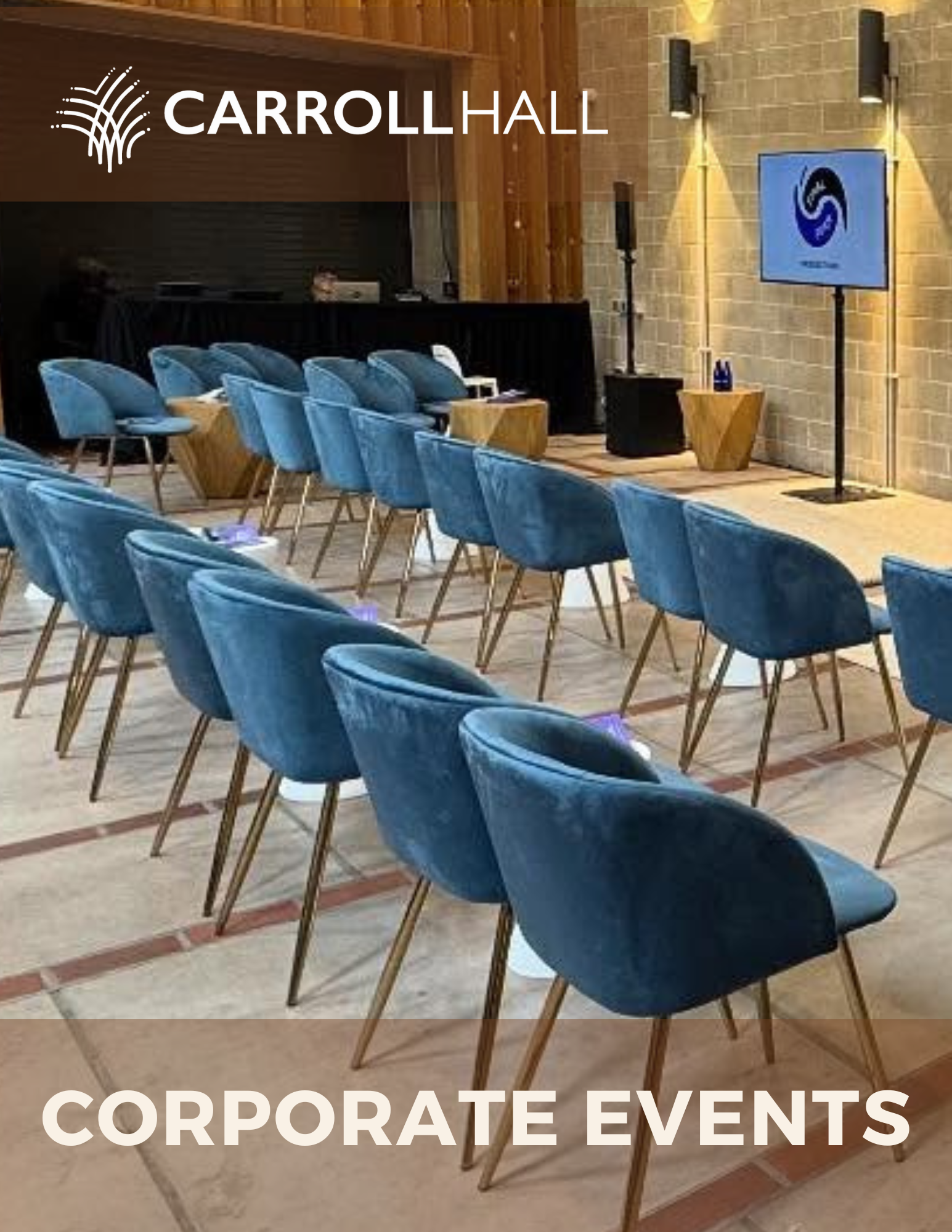 Corporate Events at Carroll Hall