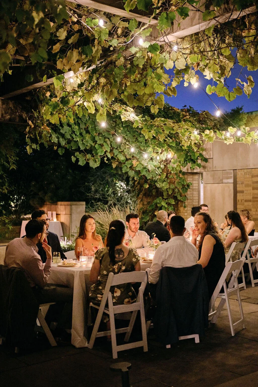 A Cocktail Party in Carroll Hall Garden