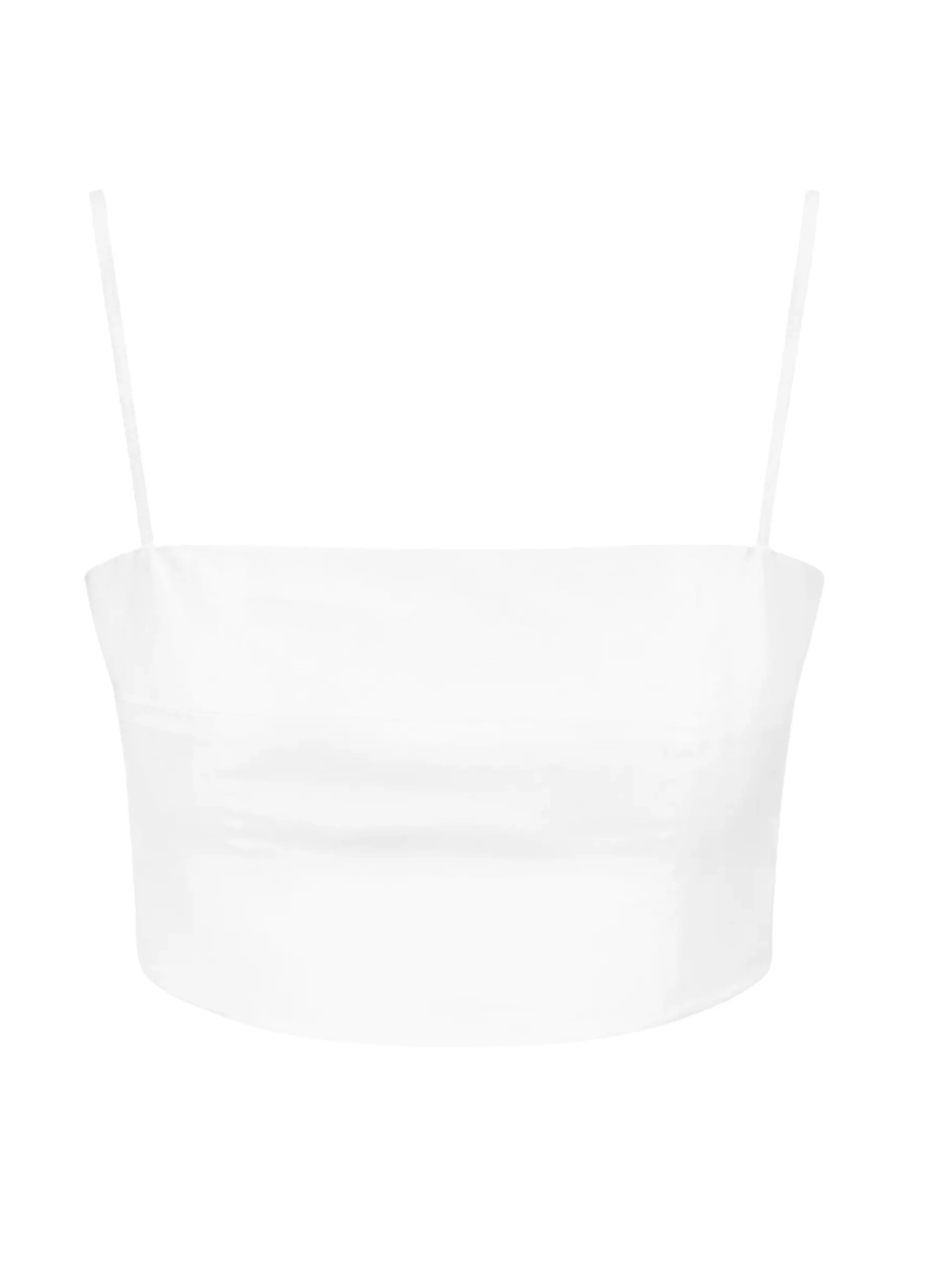 Straight neckline 