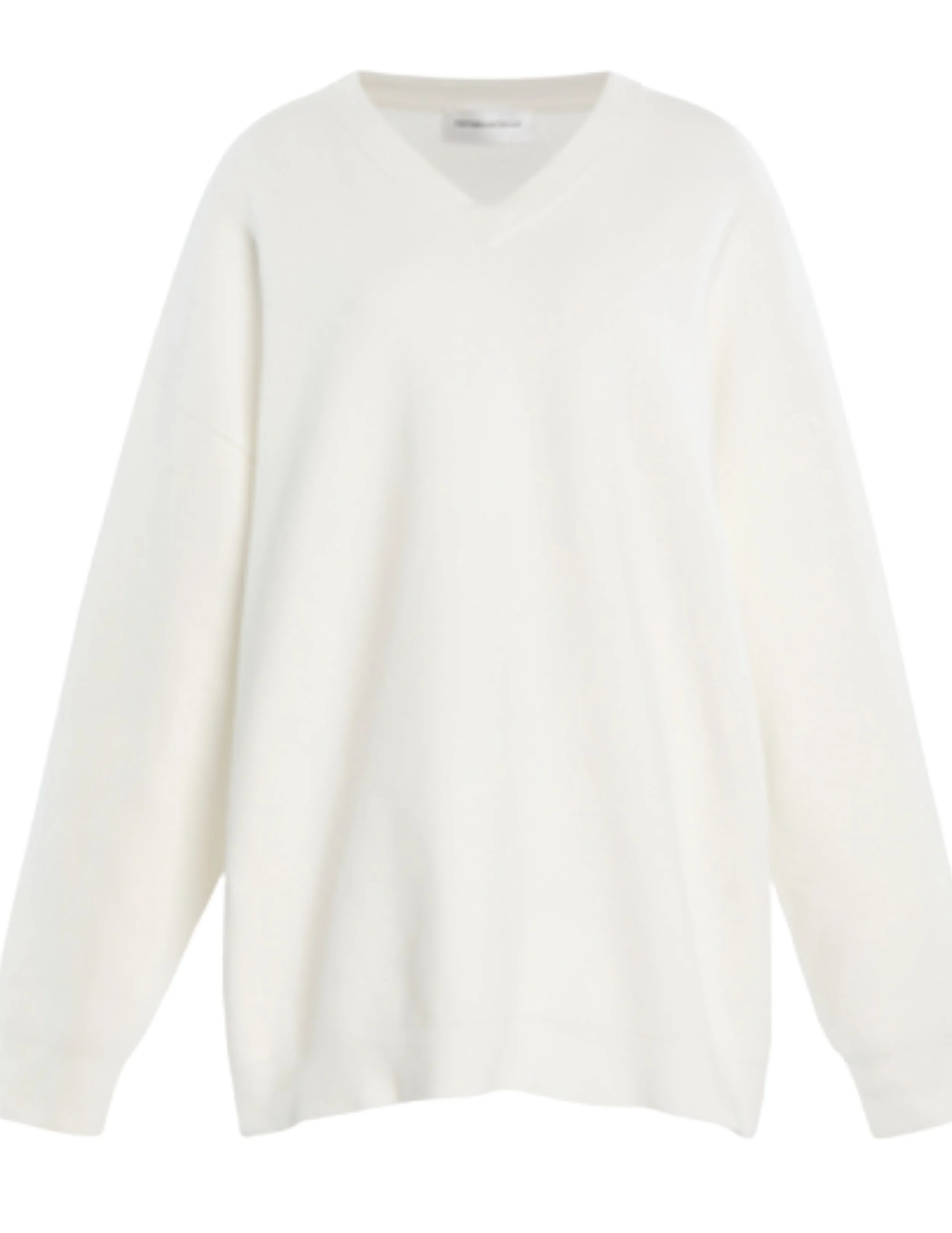 Softly Curved  V-Neck 