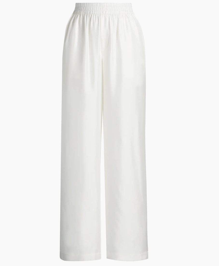 Silk fabrics should drape around your hip 
Avoid Pockets 
