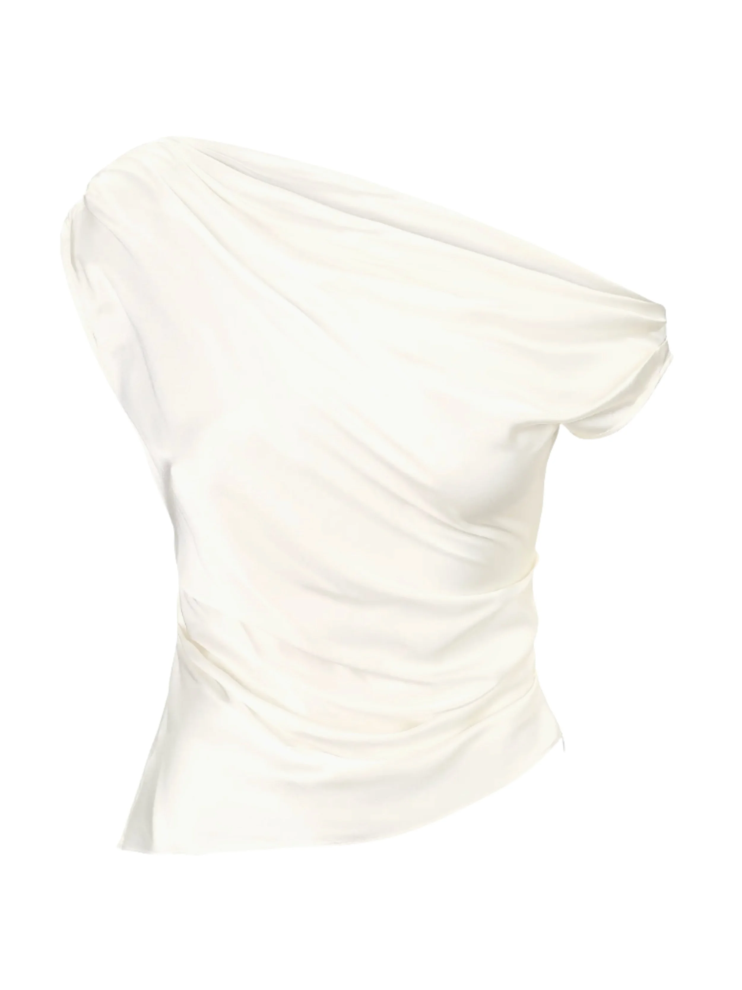 Asymmetric neckline 