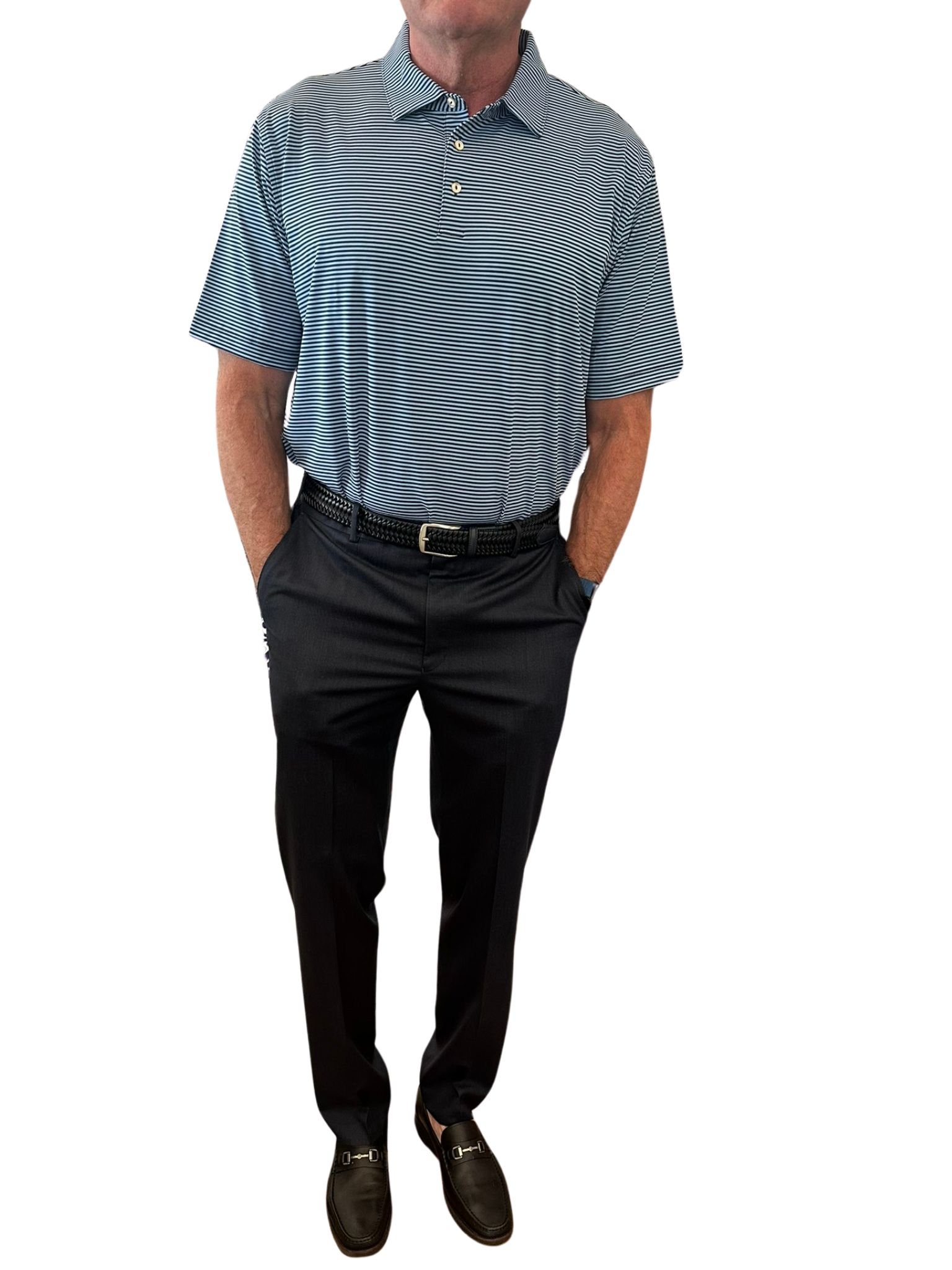 Summer slacks require to be shorter and worn without socks