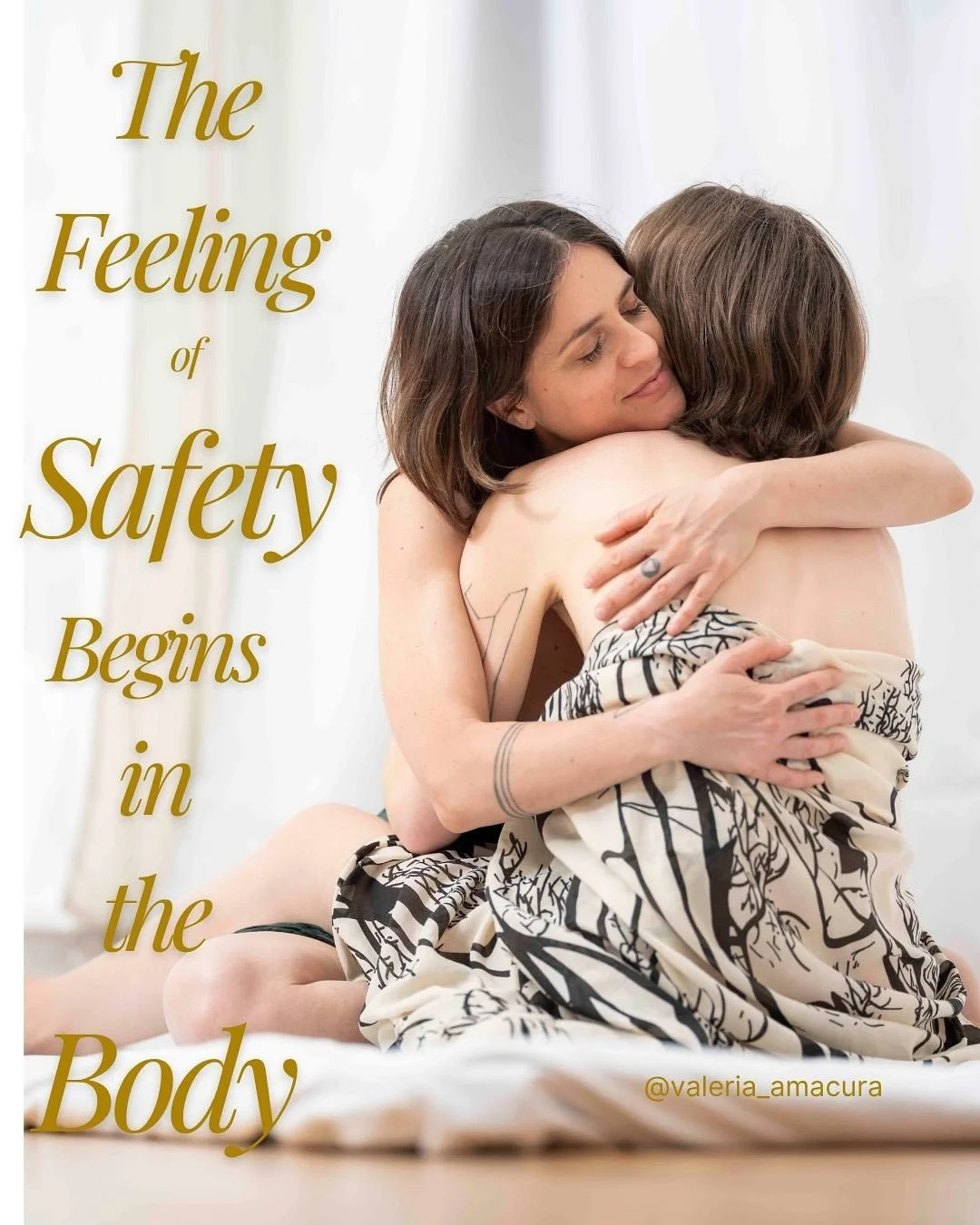 🌿 The Feeling of Safety Begins in the Body 🌿
Feeling safe isn’t just a mindset—it’s a felt sense, deep within the body.
When your nervous system feels calm, your breath softens, tension eases, and you become more present—w
