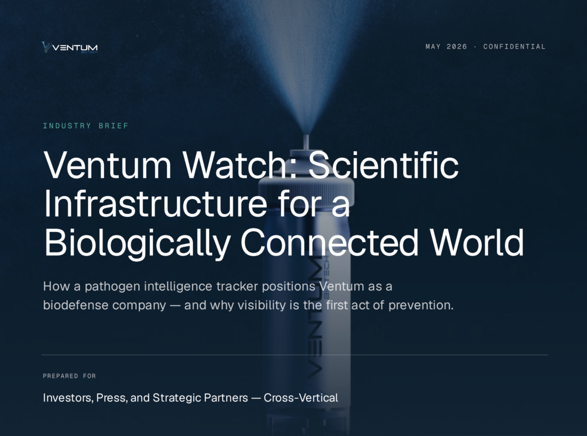 Ventum Watch: Scientific Infrastructure for a Biologically Connected World